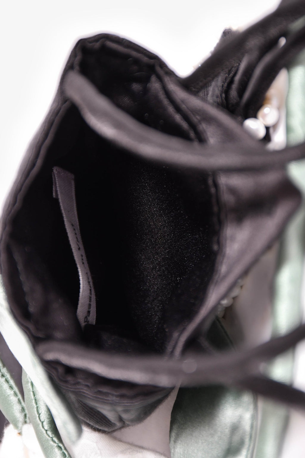 Passage du Vent Black Fabric Mini Phone Pouch