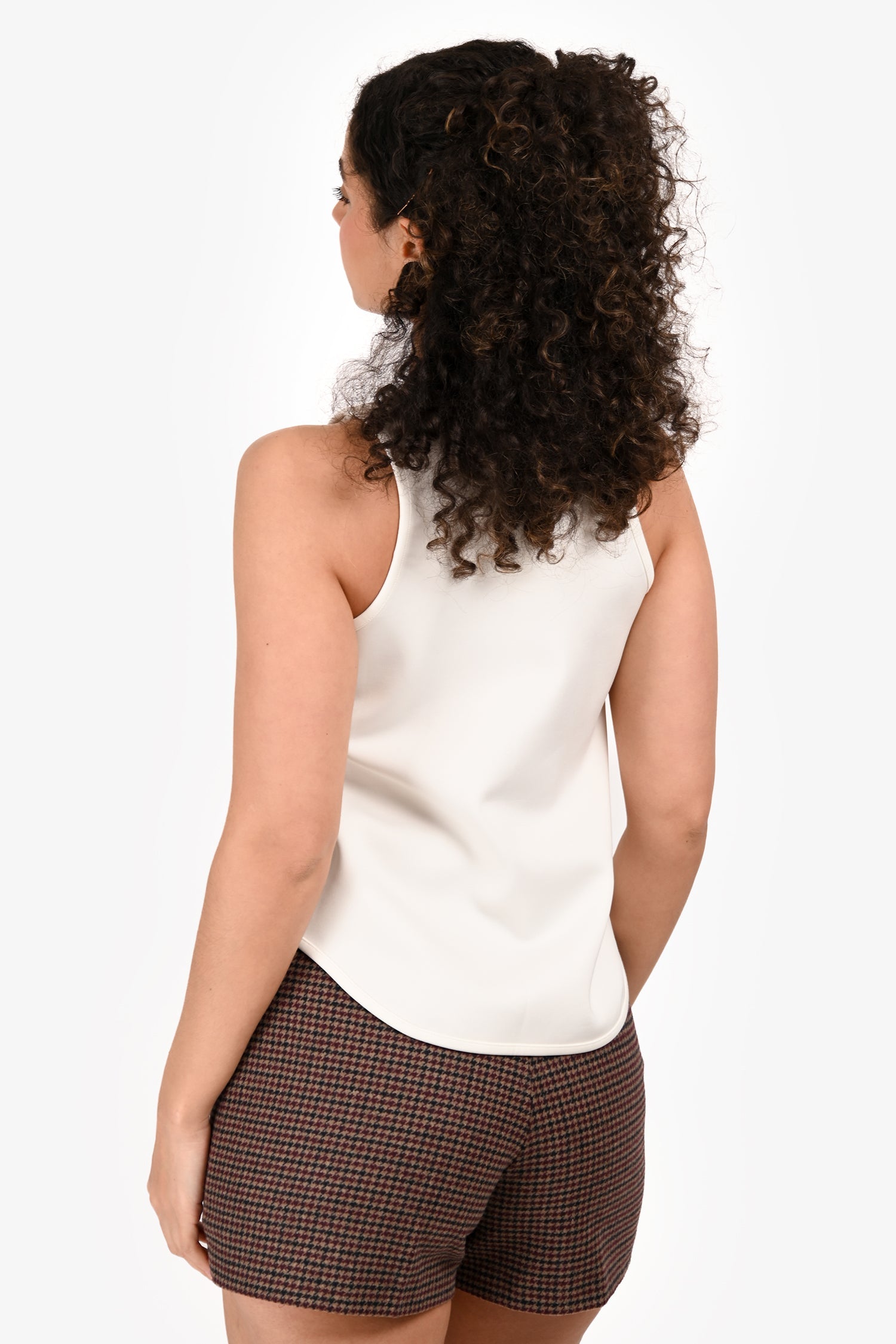 Balenciaga White Ring Detail Short Sleeve Top Size XS
