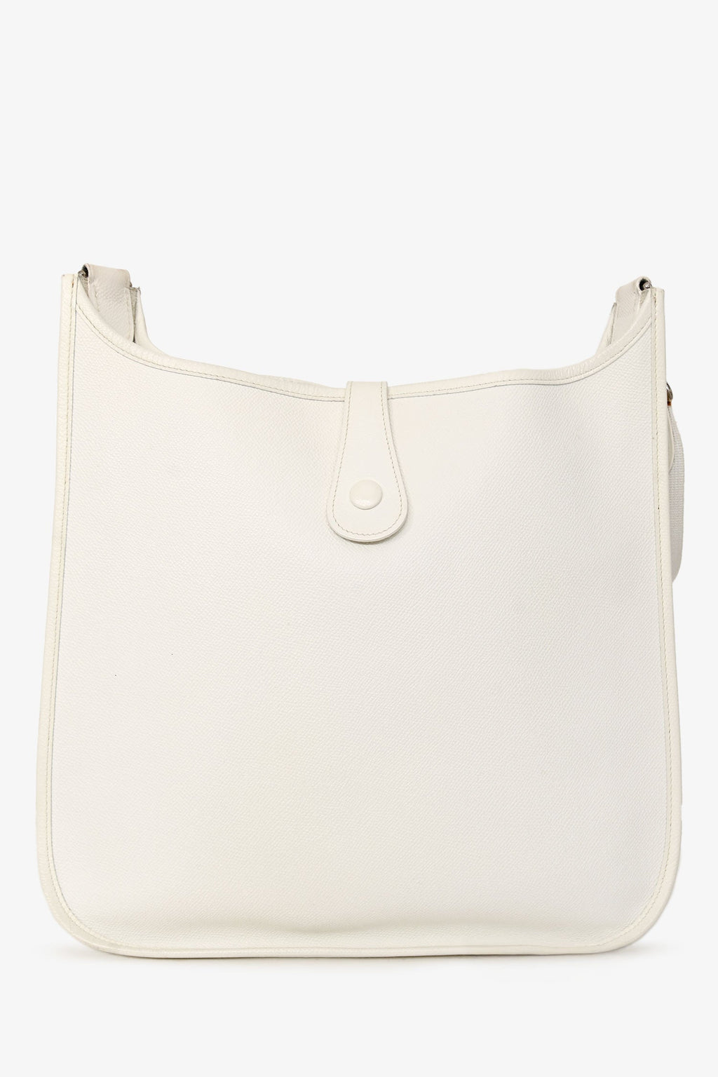 Hermès 2006 White Epsom Evelyn 33