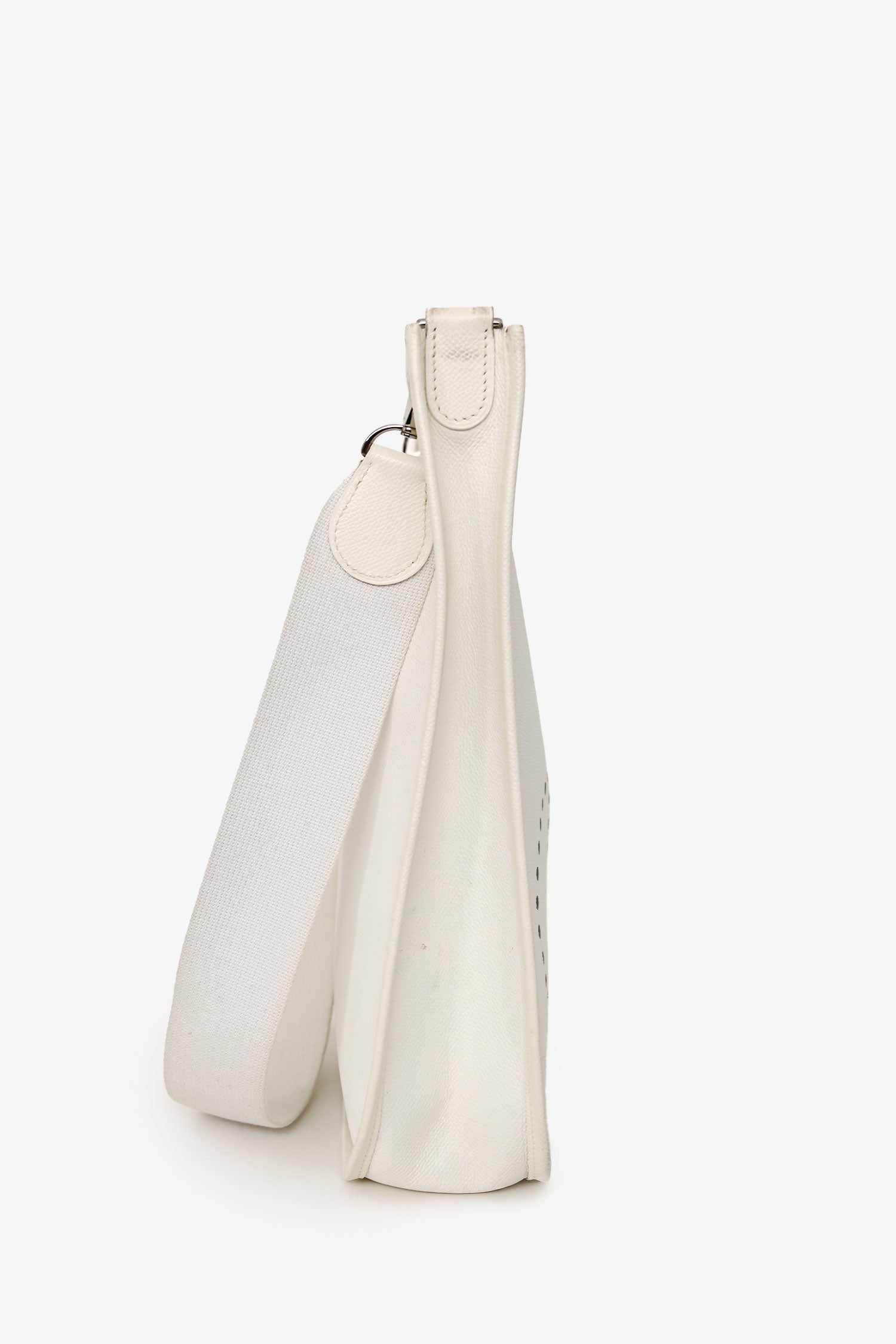 Hermès 2006 White Epsom Evelyn 33