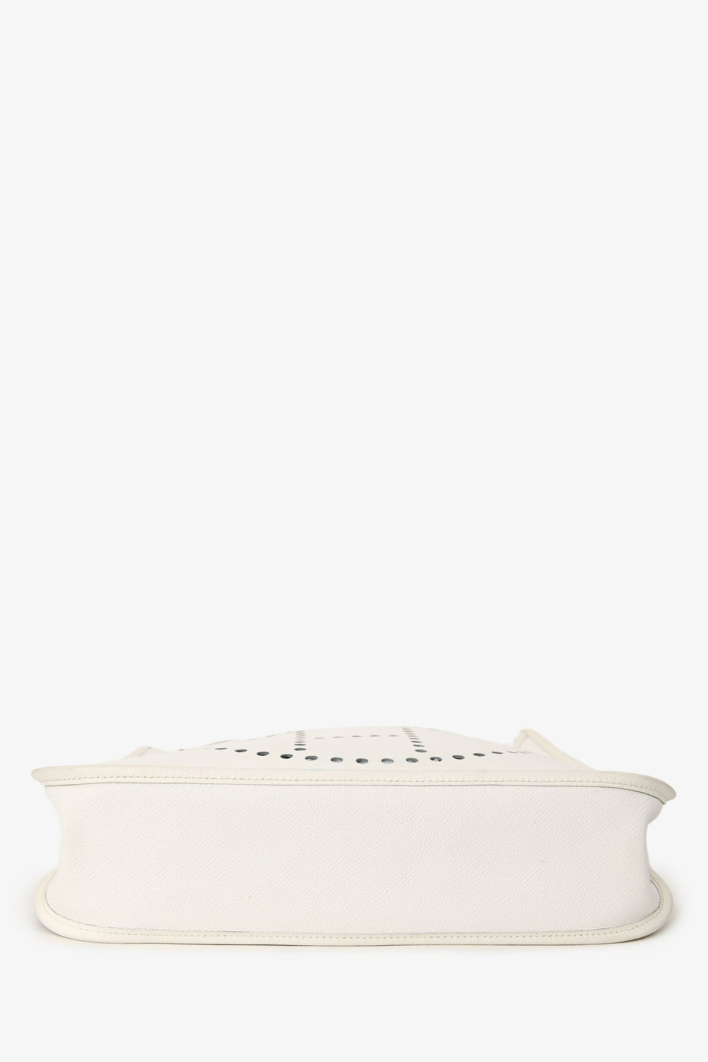 Hermès 2006 White Epsom Evelyn 33