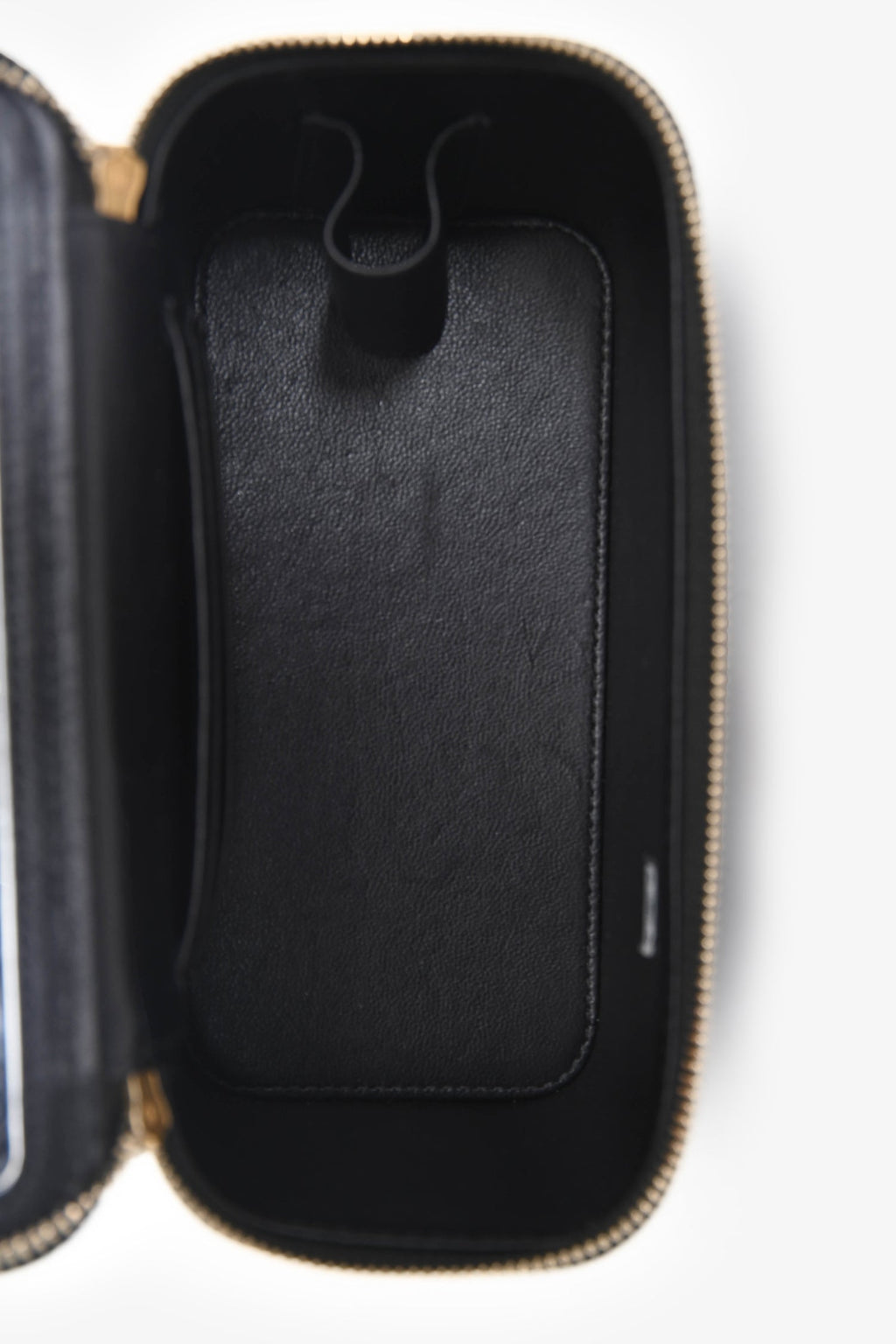 Pre-Loved Chanel™ Black Caviar Leather Vanity Crossbody With AirPod case