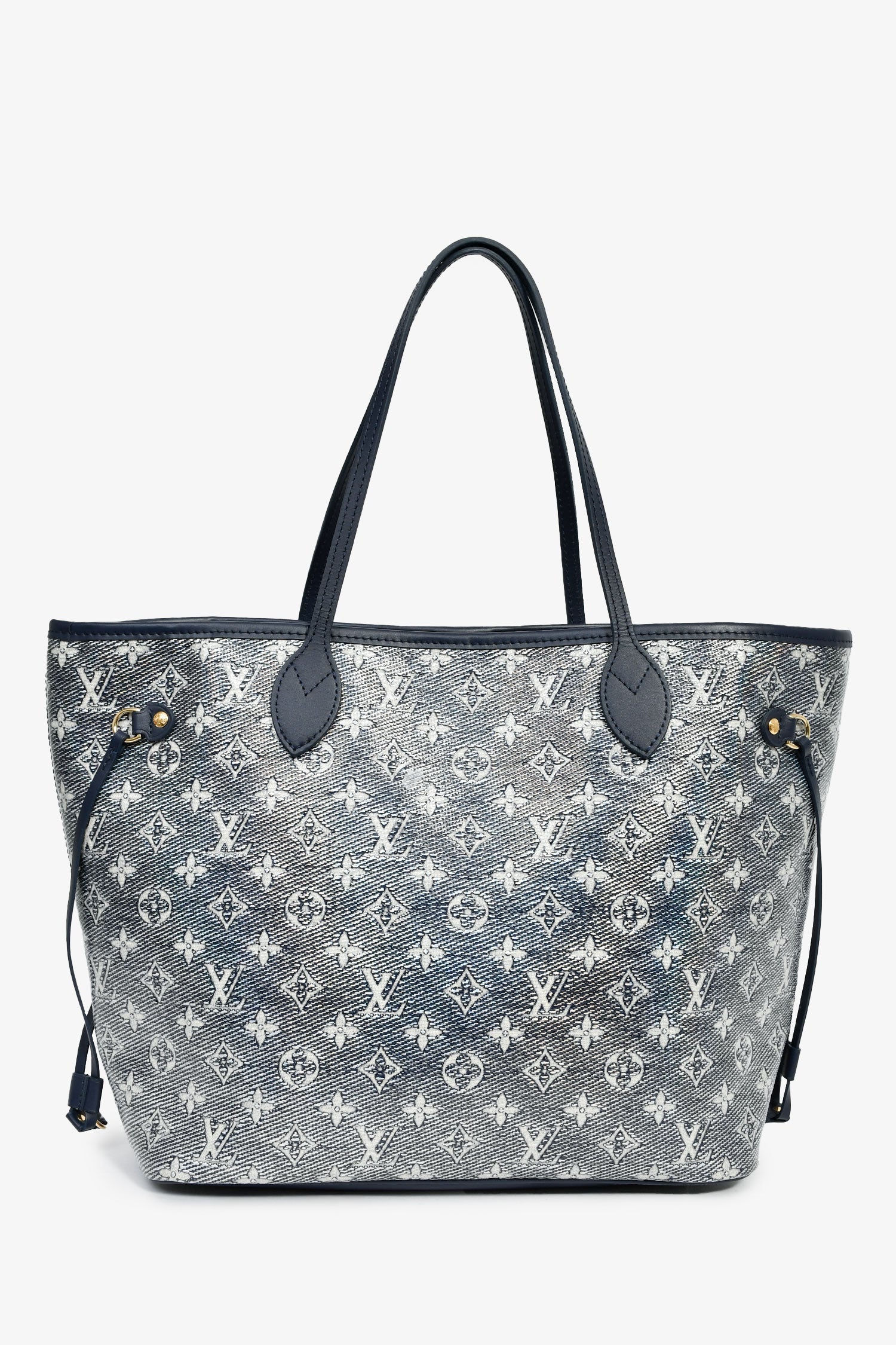 Louis Vuitton Iridescent Blue Monogram MM Neverfull