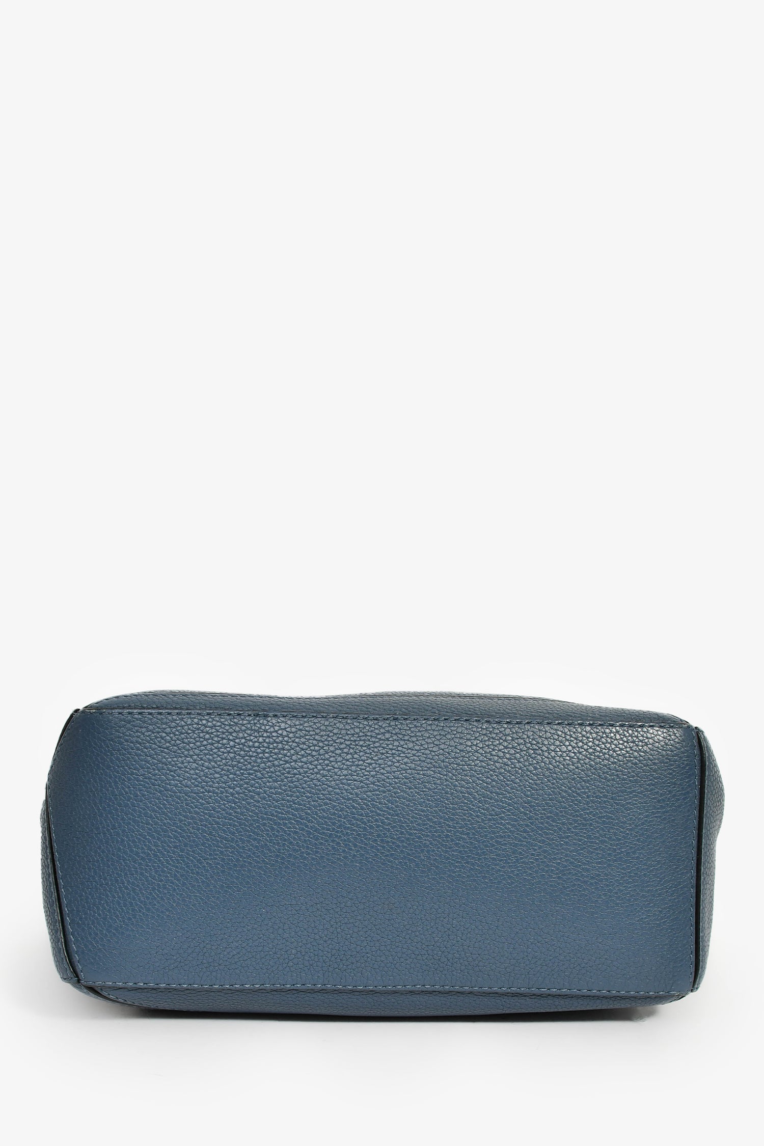 Loewe 2017 Blue Leather Small Puzzle Bag With Strap