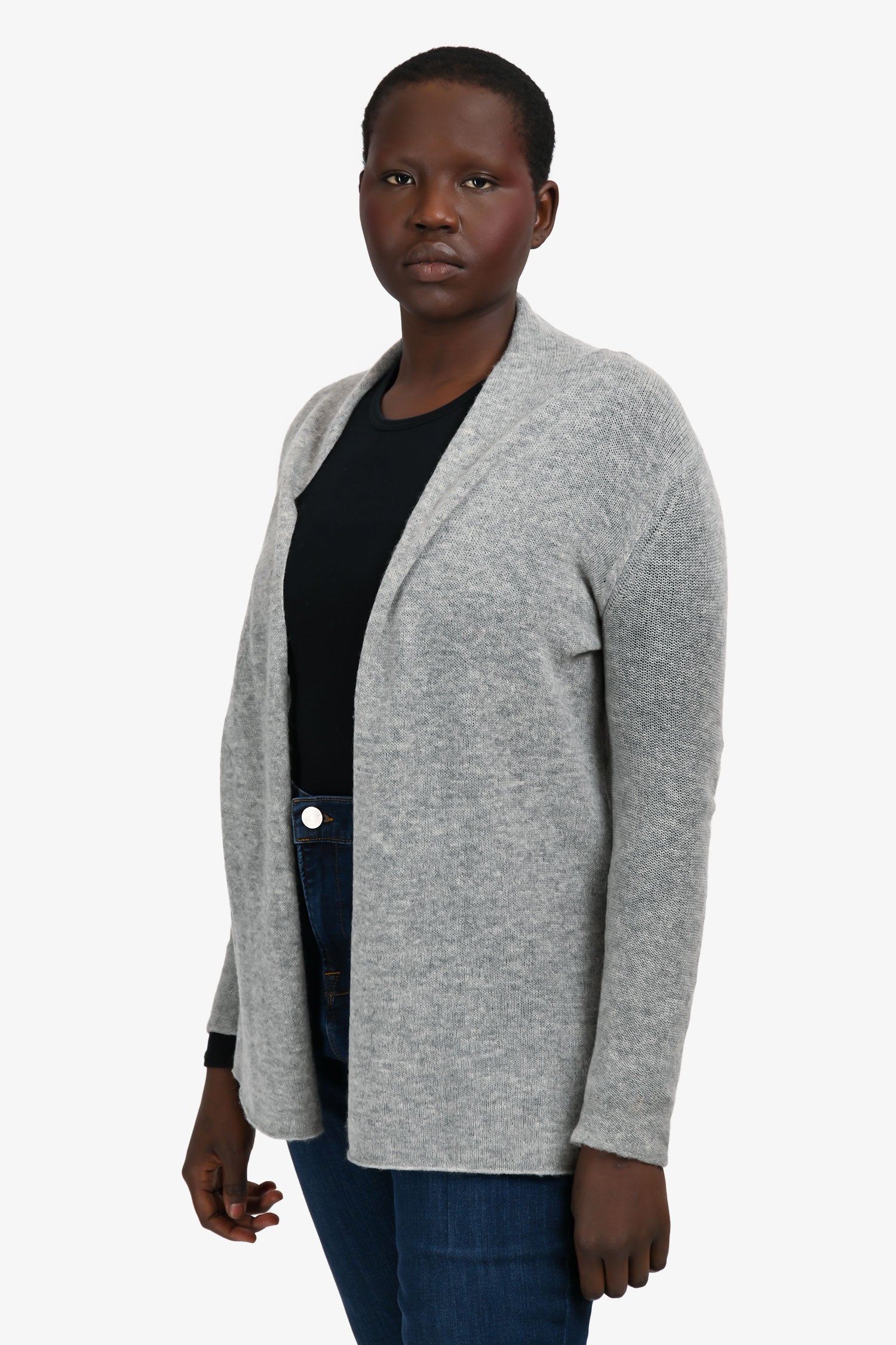S'Max Mara Grey Cashmere igan Size L