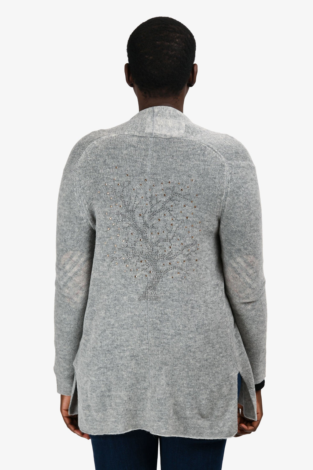 S'Max Mara Grey Cashmere igan Size L