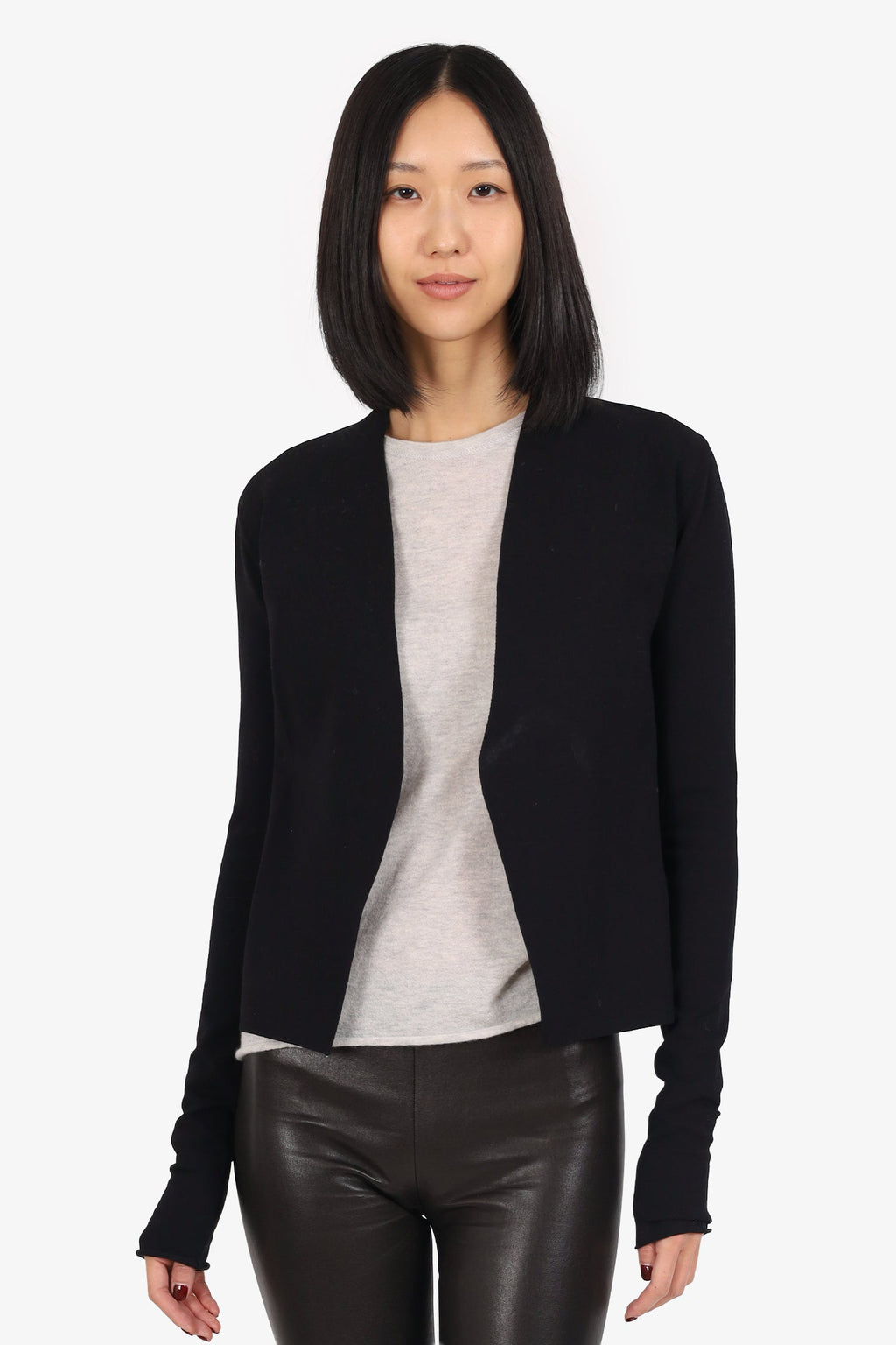 Rick Owens Black Long Sleeve igan Size S