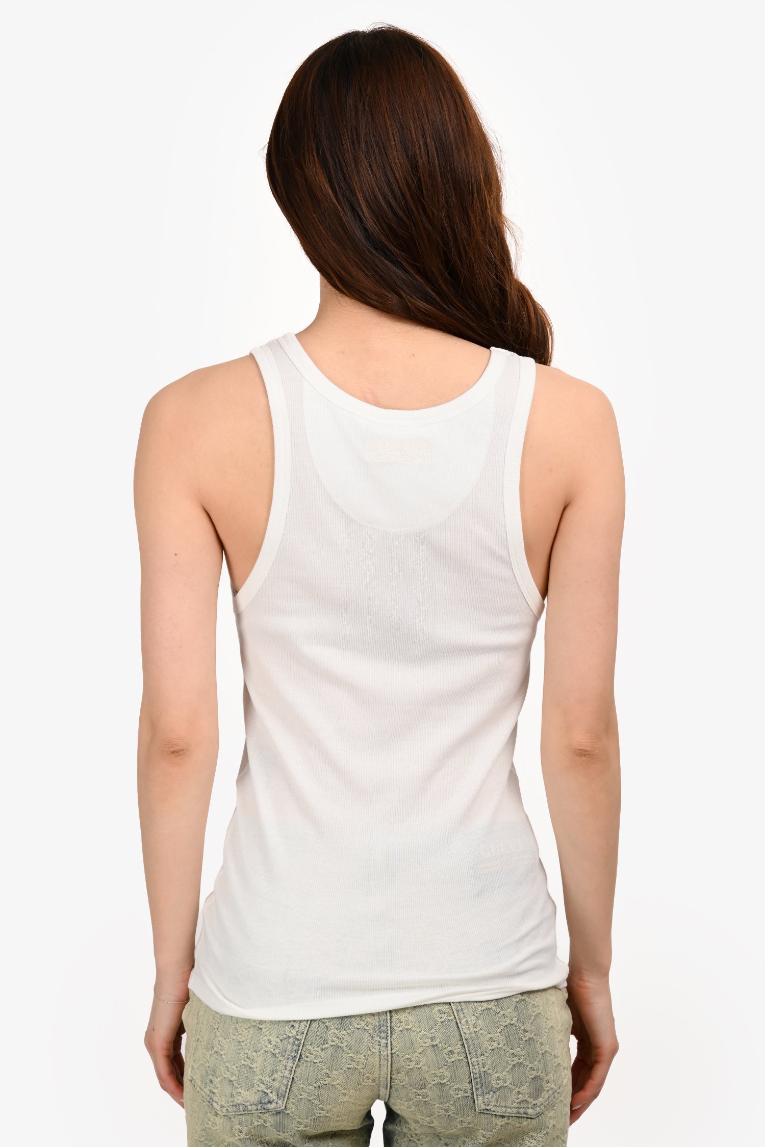 Vetements White Eagle Ribbed Tank Size S Mens