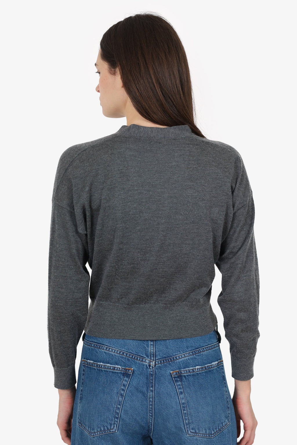 Brunello Cucinelli Grey Cashmere/Silk igan Size XS