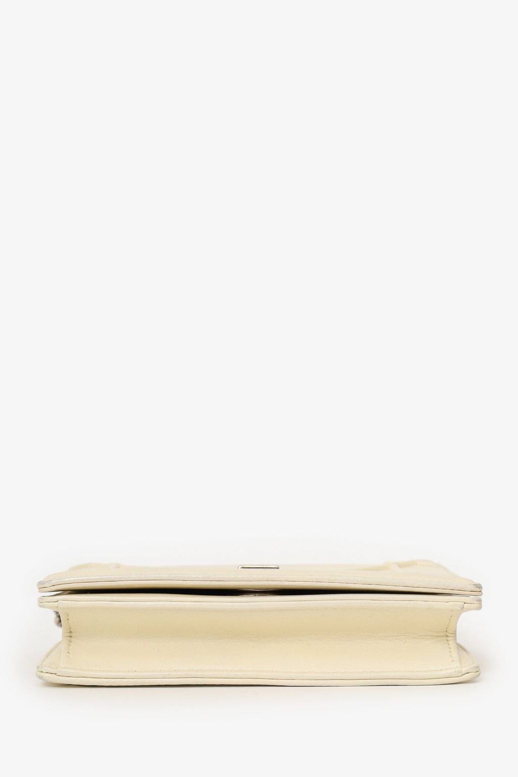 Christian Dior 2015 White Cannage Leather Mini Diorama Shoulder Bag
