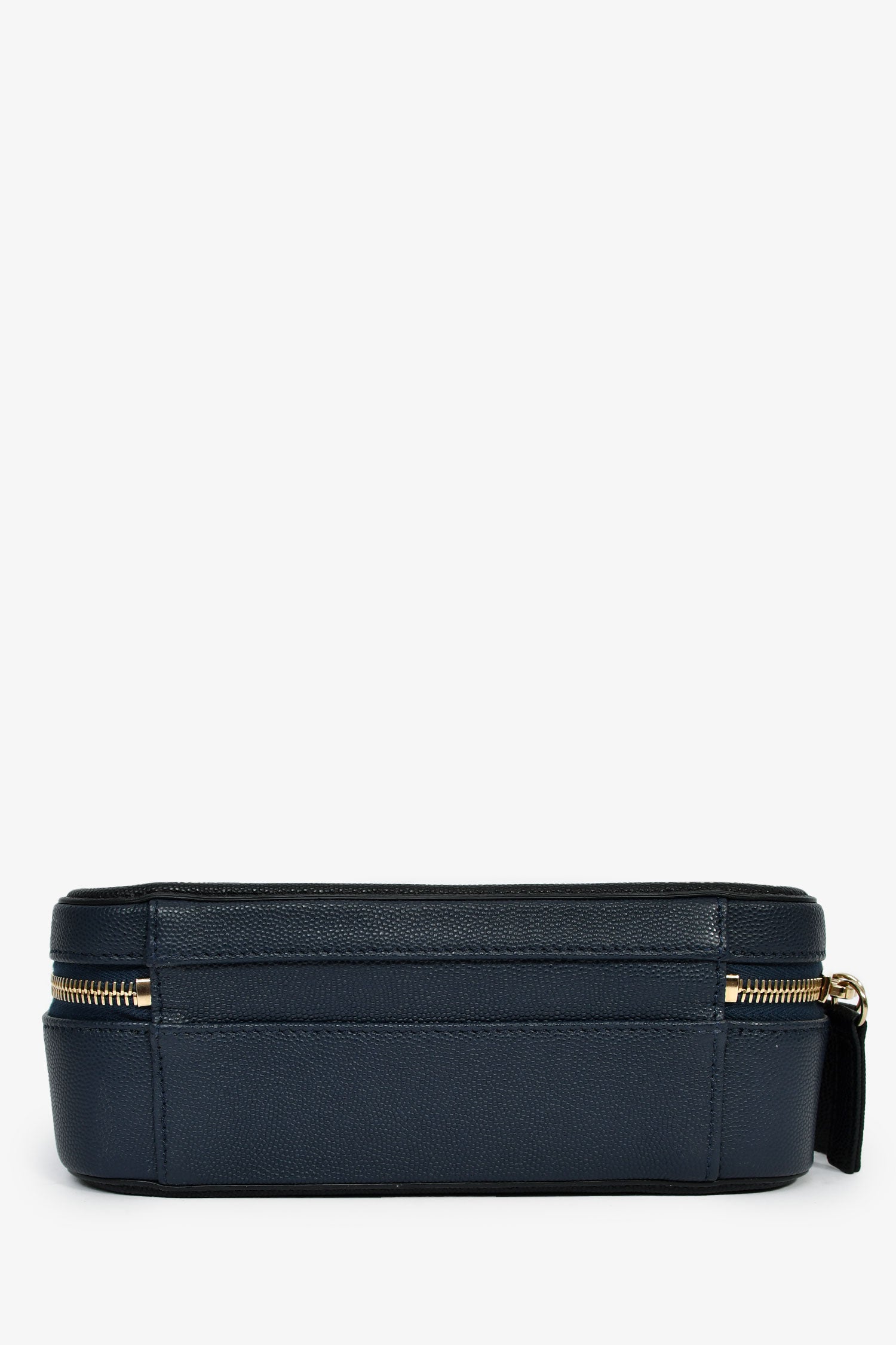 Pre-Loved Chanel™ 2019 Black/Navy Medium Filigree Vanity Case Bag