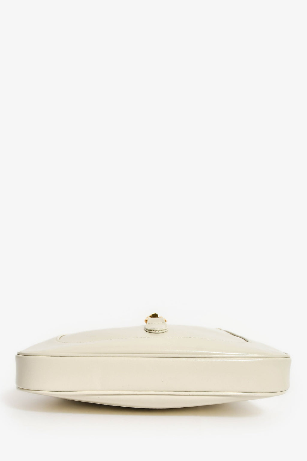 Gucci Cream Smooth Leather Jackie 1961 Small Shoulder Bag With Strap