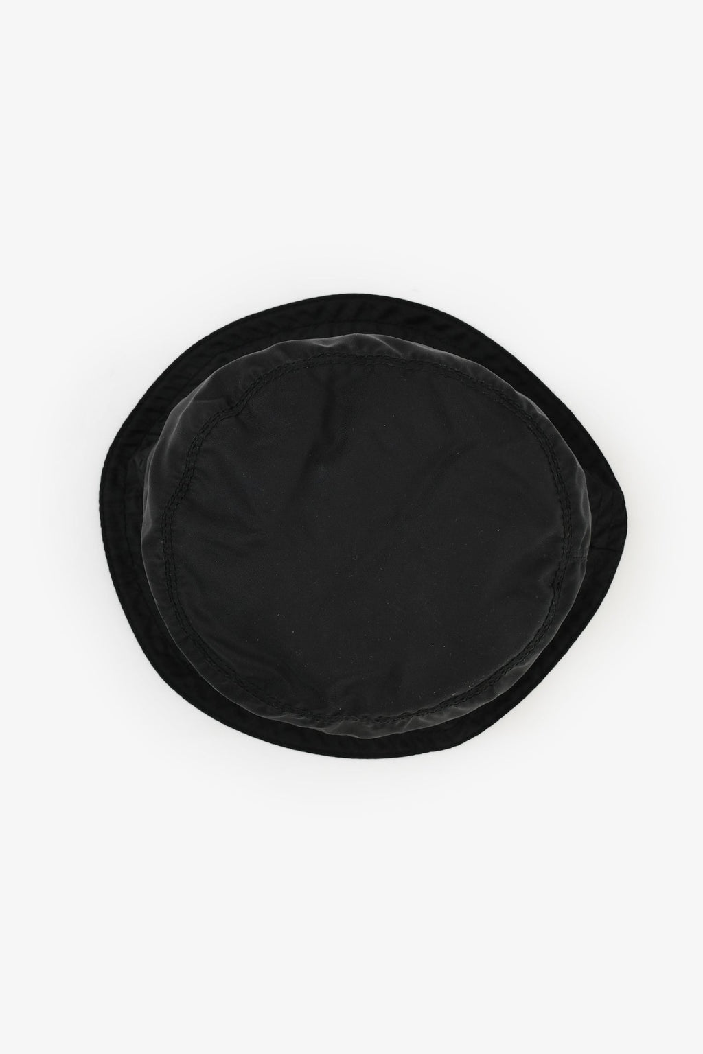 Prada Black Nylon Bucket Hat Size M