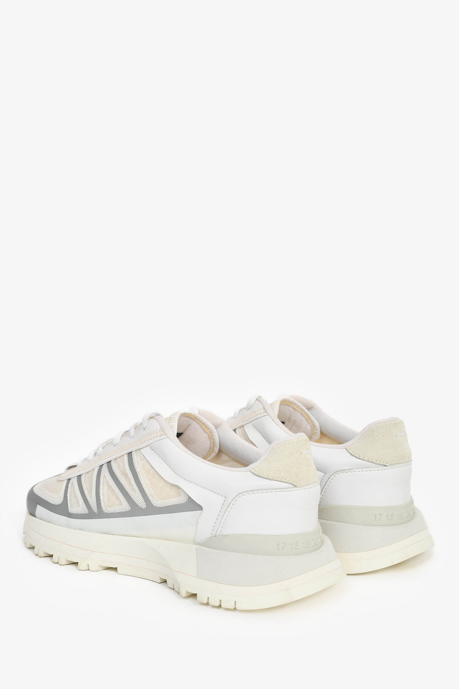 Maison Margiela White/Grey Sneakers Size 36