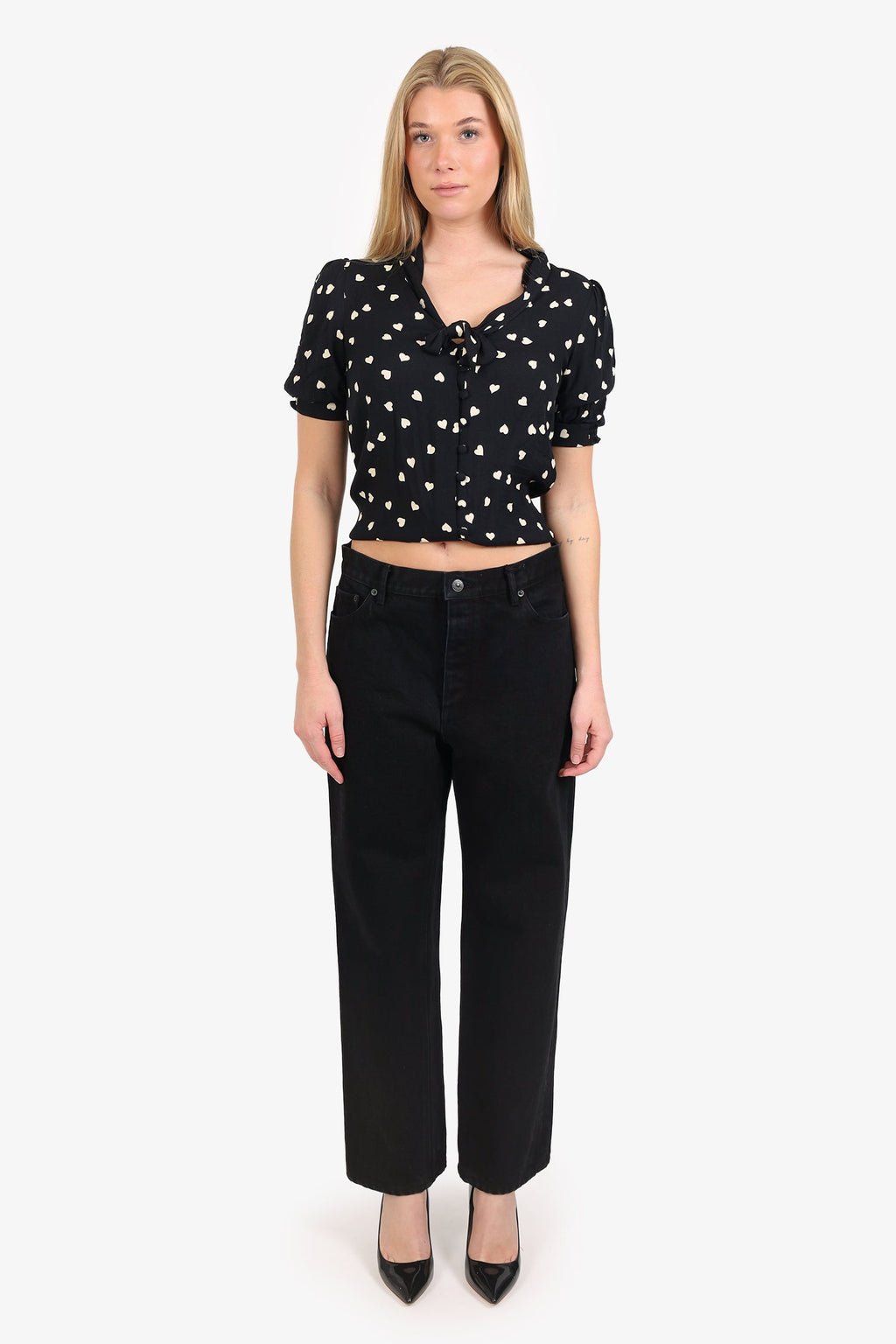Balenciaga Black 'Ankle Cut' Jeans Size 30