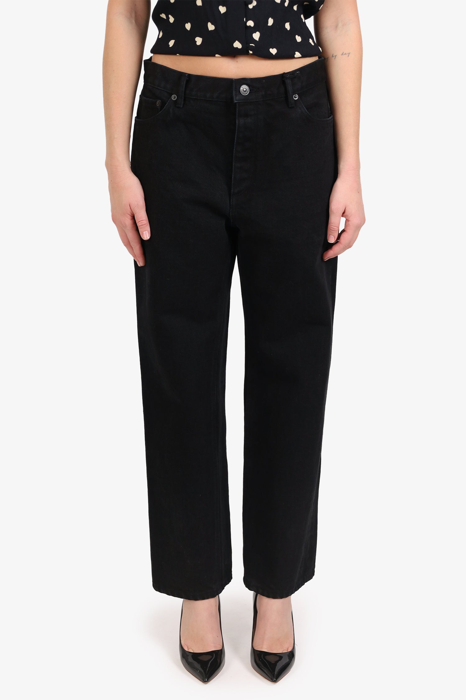 Balenciaga Black 'Ankle Cut' Jeans Size 30