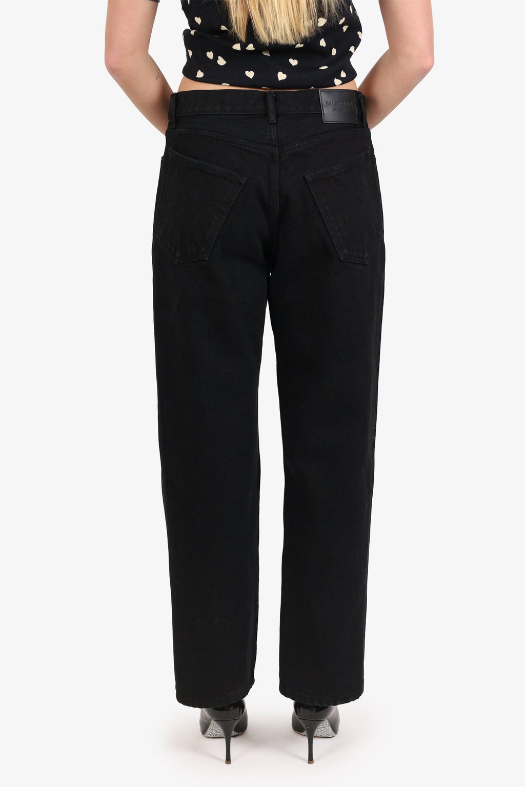 Balenciaga Black 'Ankle Cut' Jeans Size 30