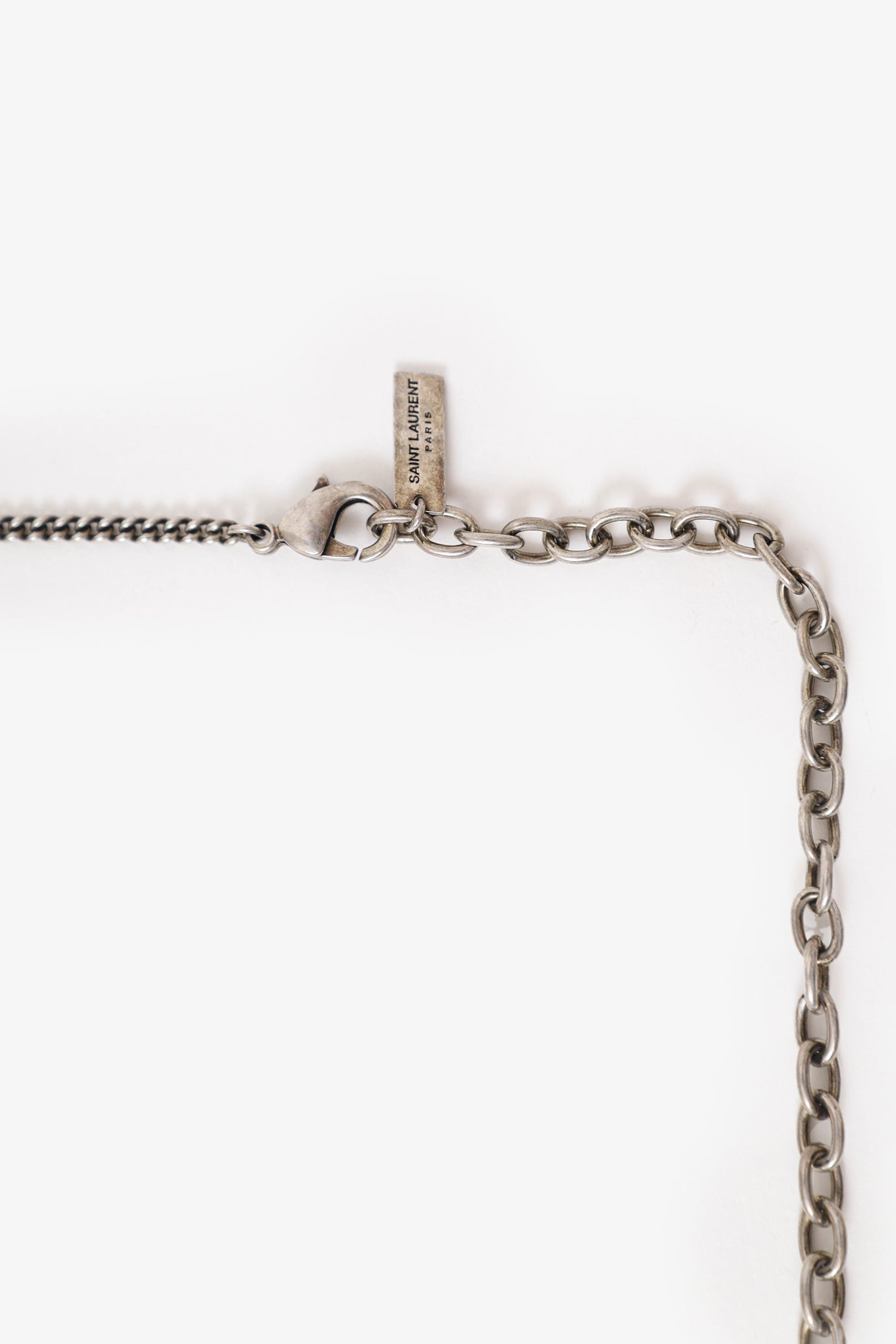 Saint Laurent Crystal Star Collar Necklace