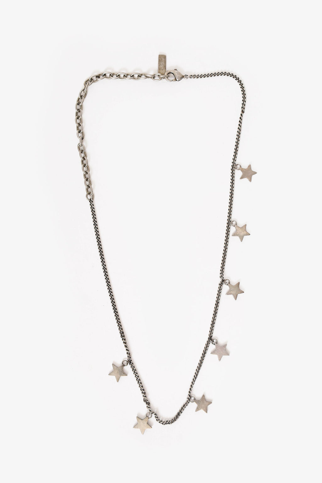 Saint Laurent Crystal Star Collar Necklace