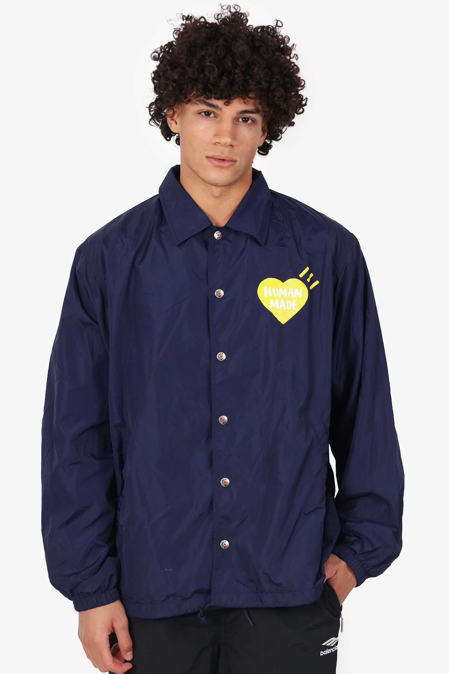 Human Made Navy Nylon Coach Jacket Size XXL Mens