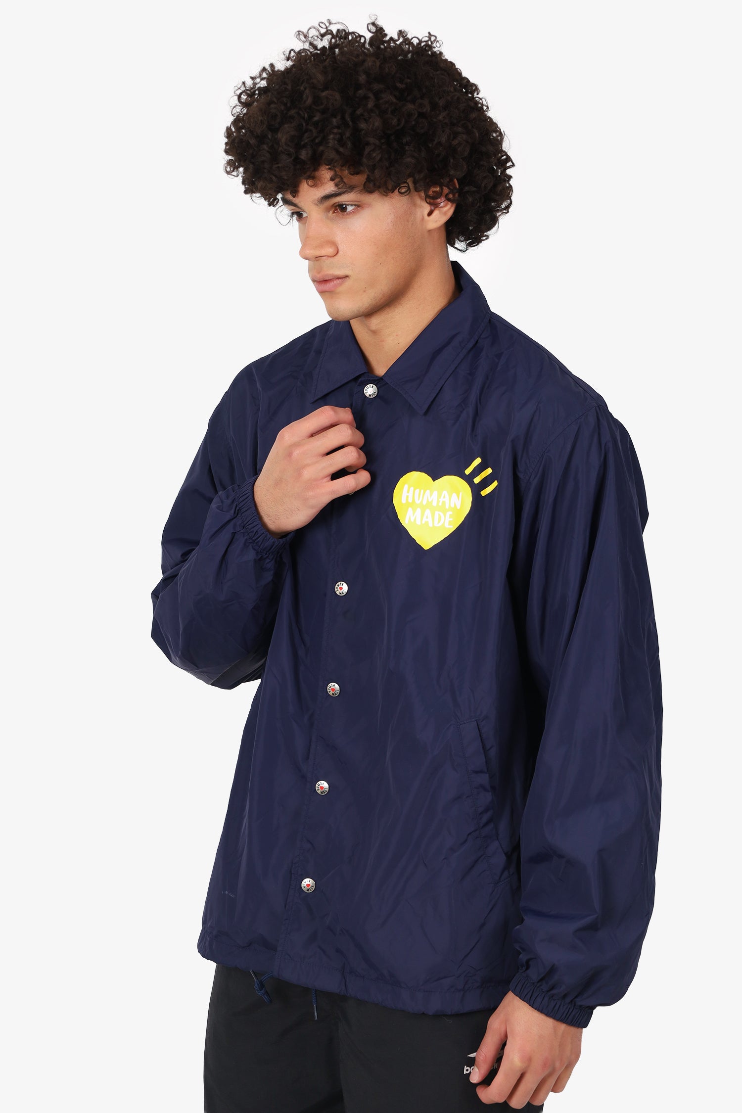 Human Made Navy Nylon Coach Jacket Size XXL Mens