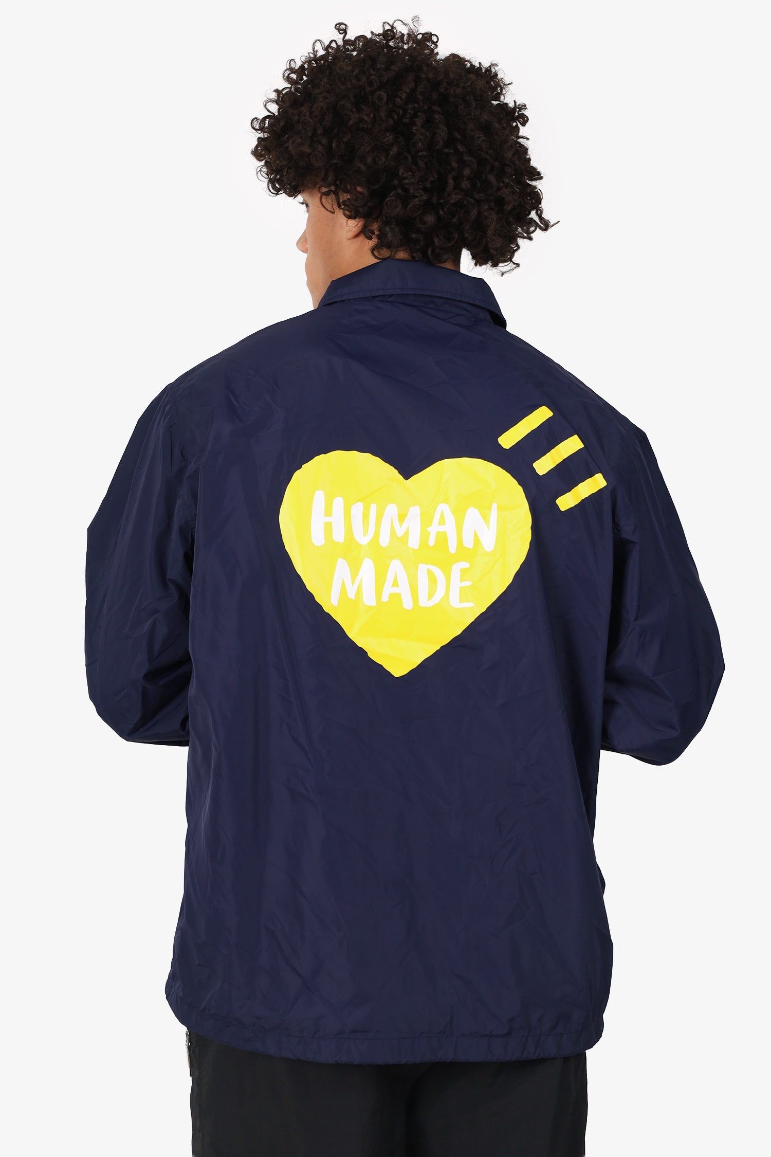 Human Made Navy Nylon Coach Jacket Size XXL Mens