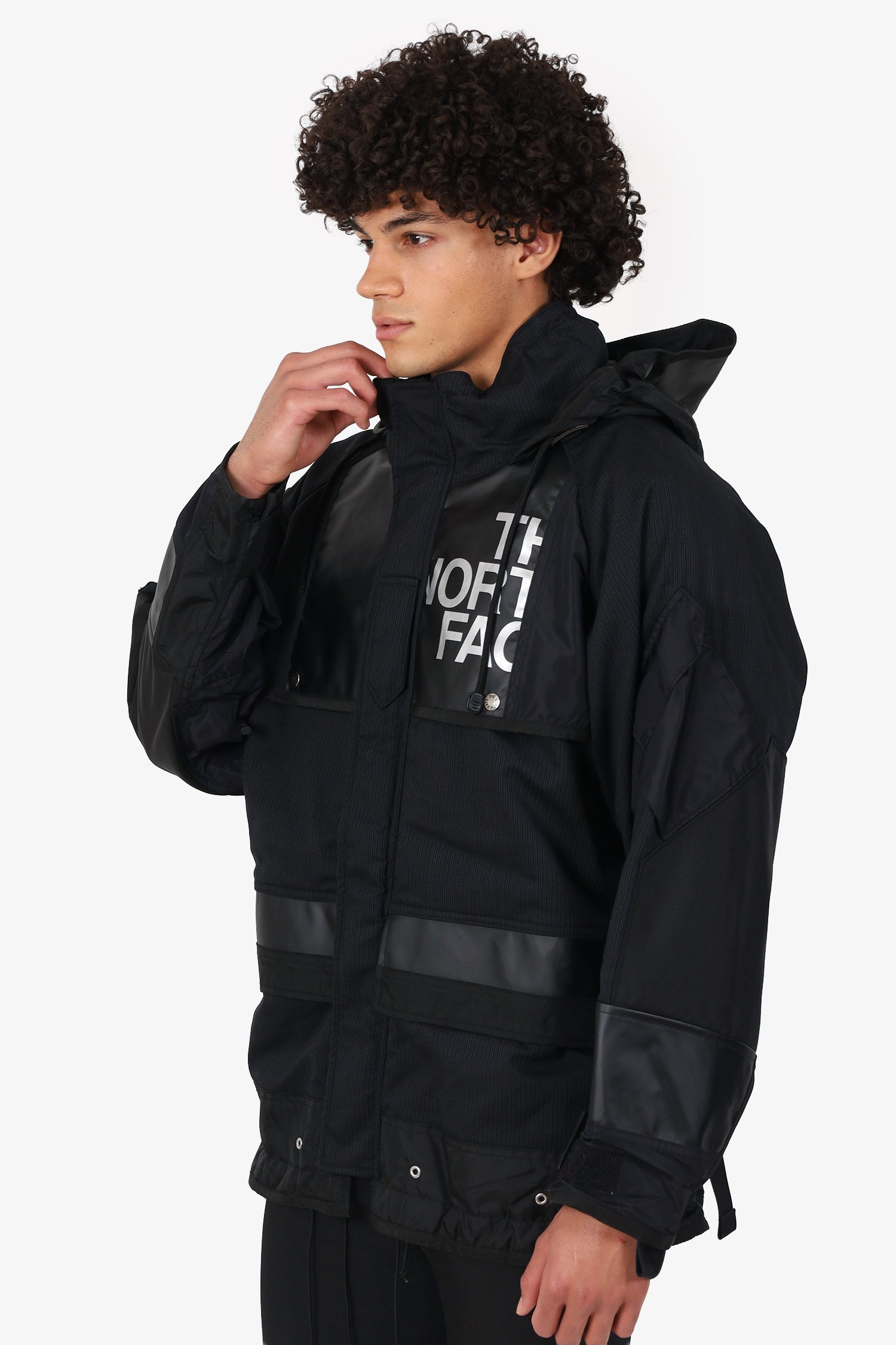 Junya Watanabe x The North Face Black Reconstructed Duffle Bag Coat Size M Mens