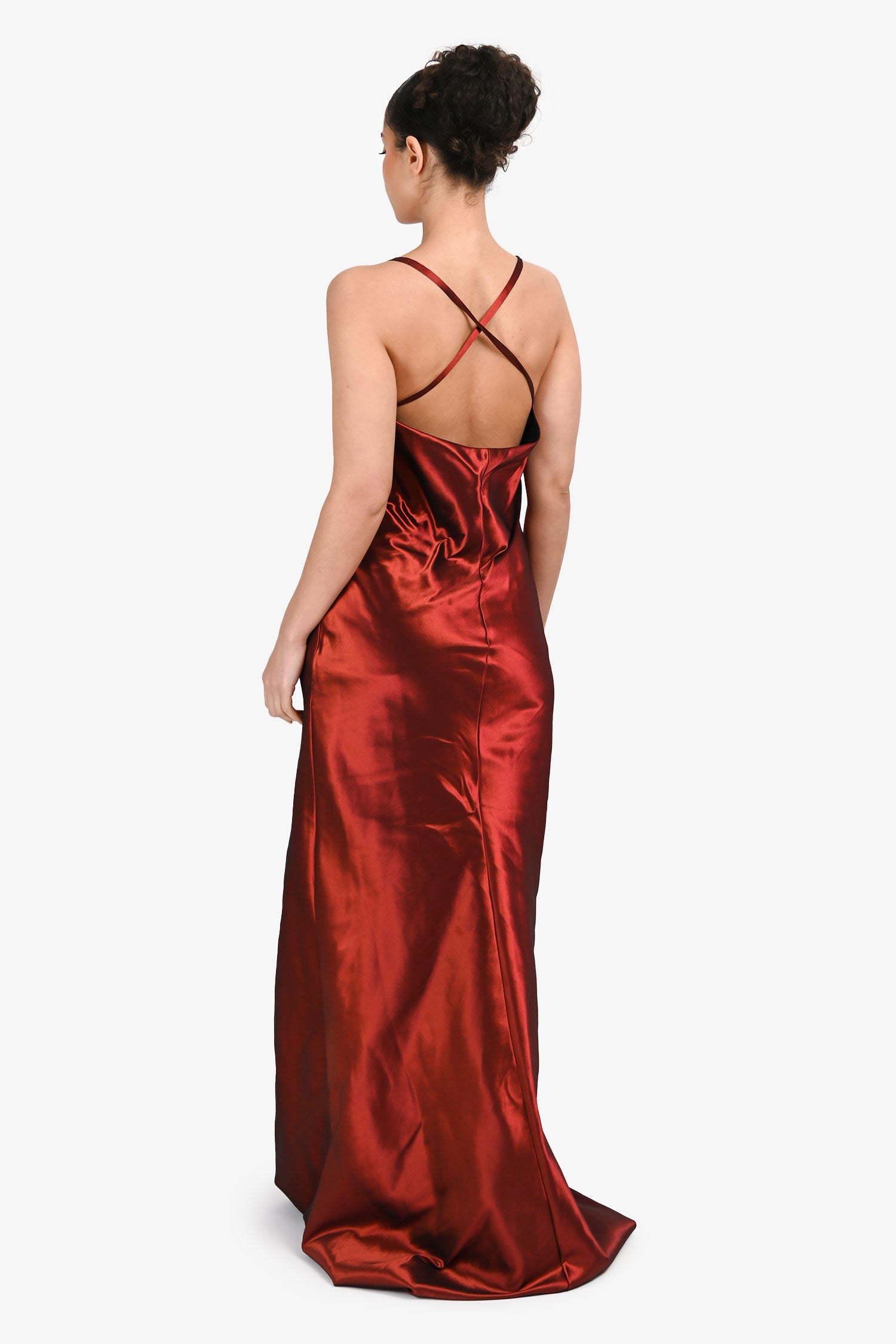 Sarah Pacini Red Sleeveless Gown Size 2
