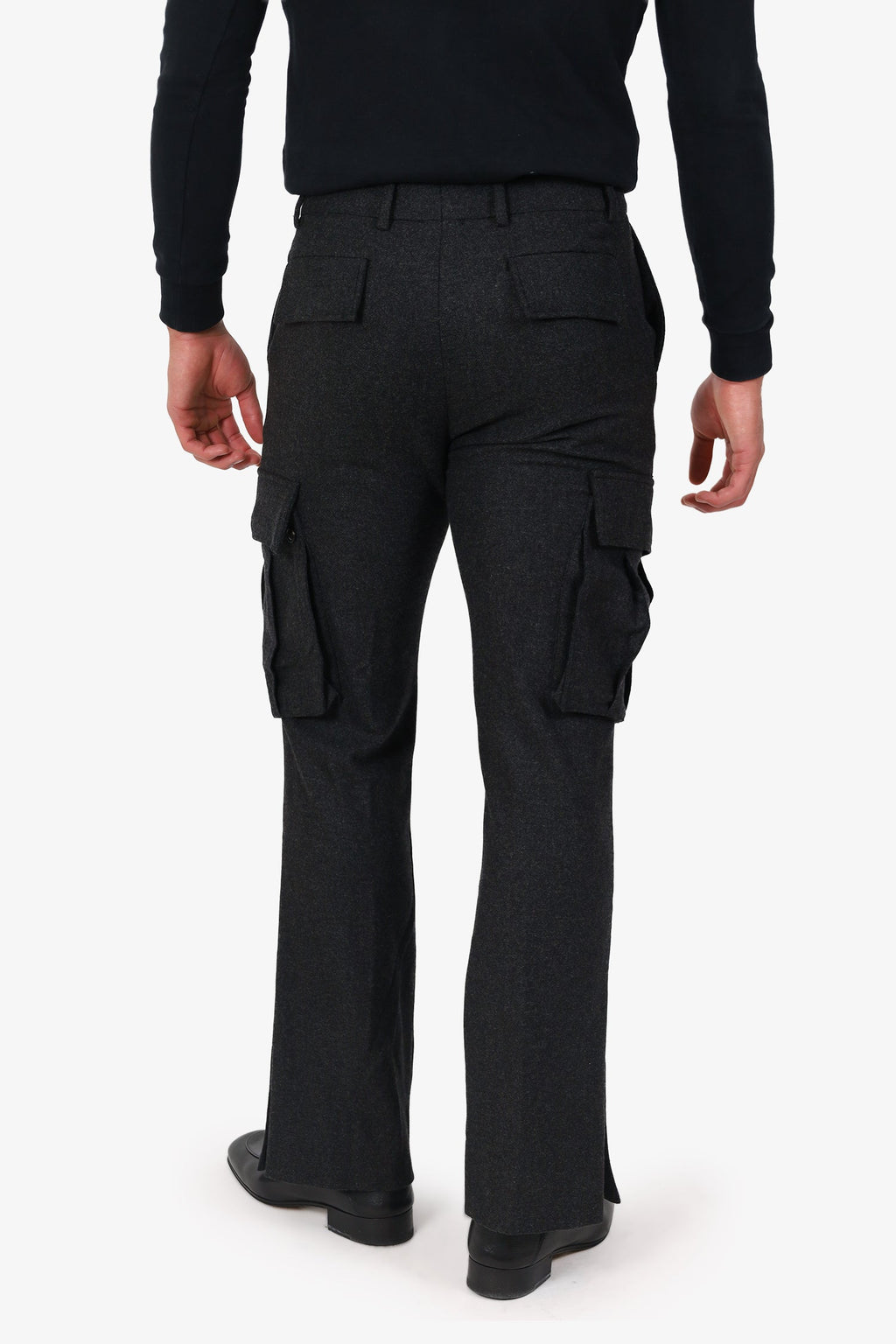 Amiri Grey Wool Cargo Straight Leg Pants Size 48 Mens