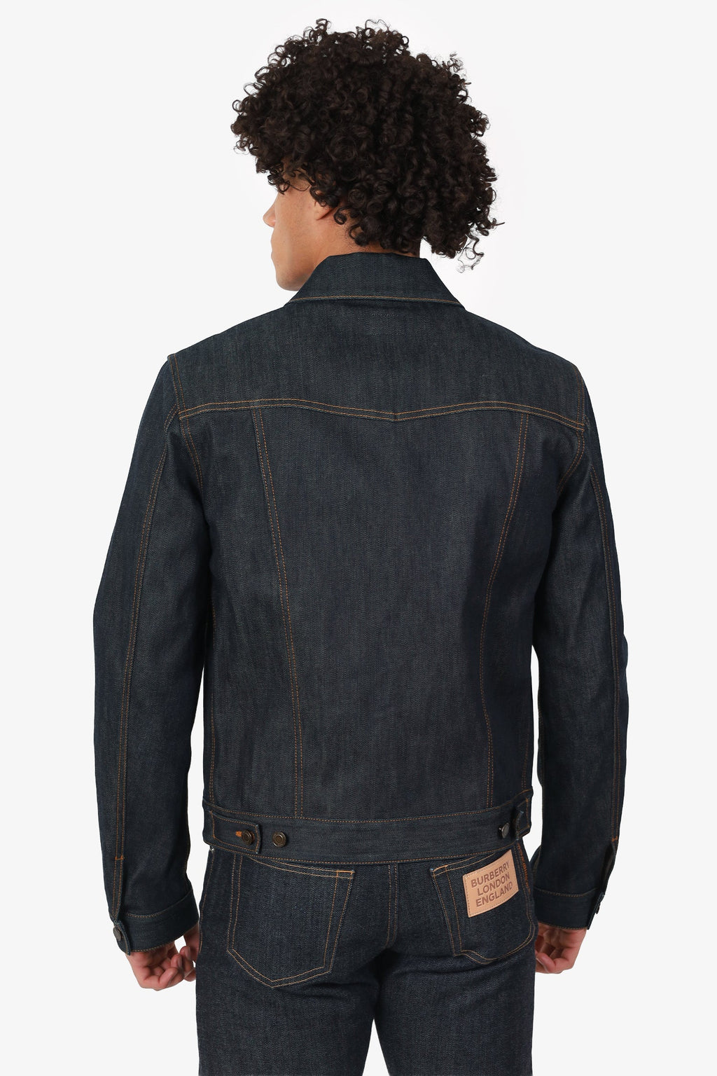 Saint Laurent Dark Blue Denim Jacket Size L Mens