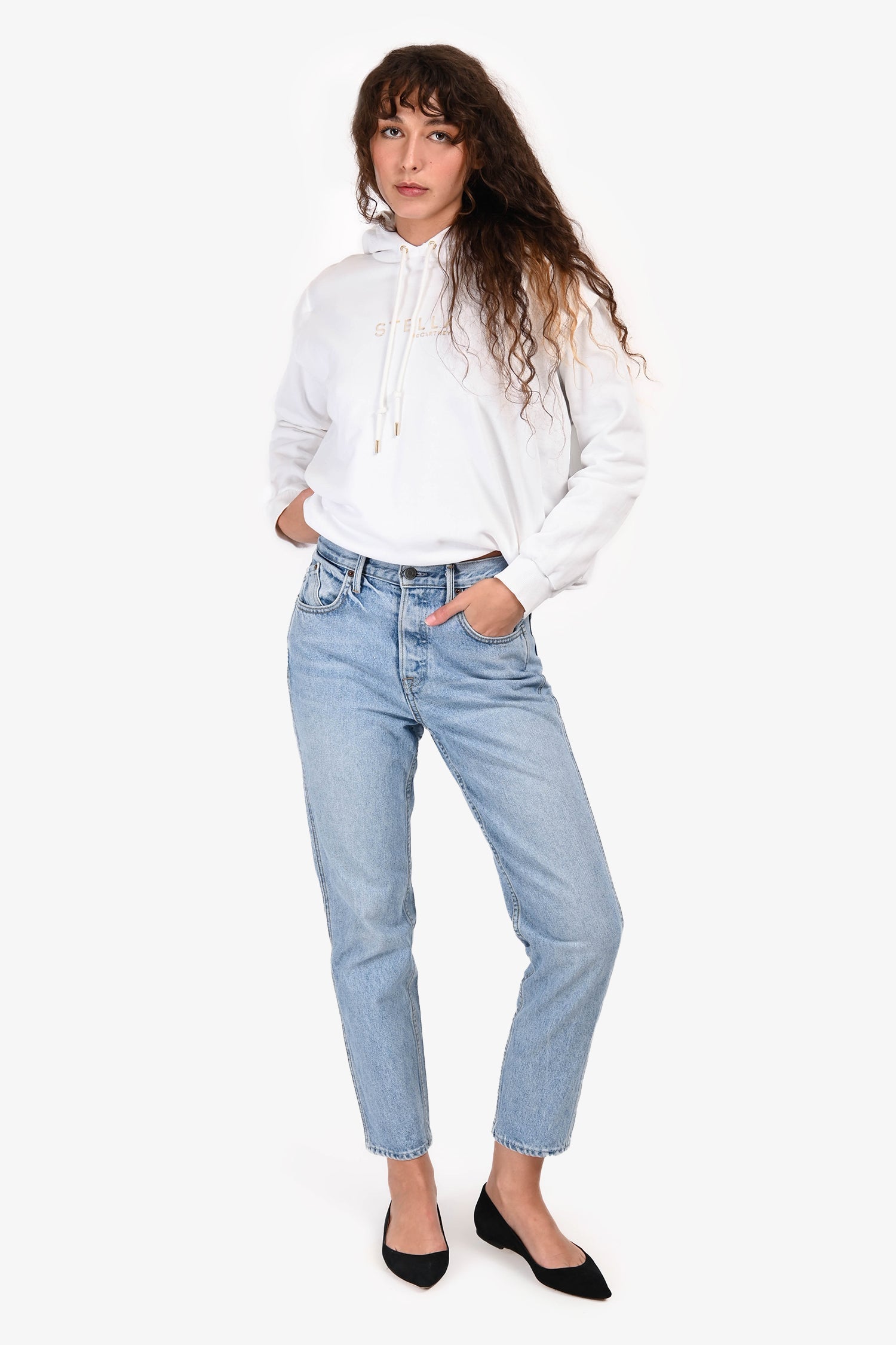 Grlfrnd Denim Blue Tapered 'Dree' Jeans Size 26