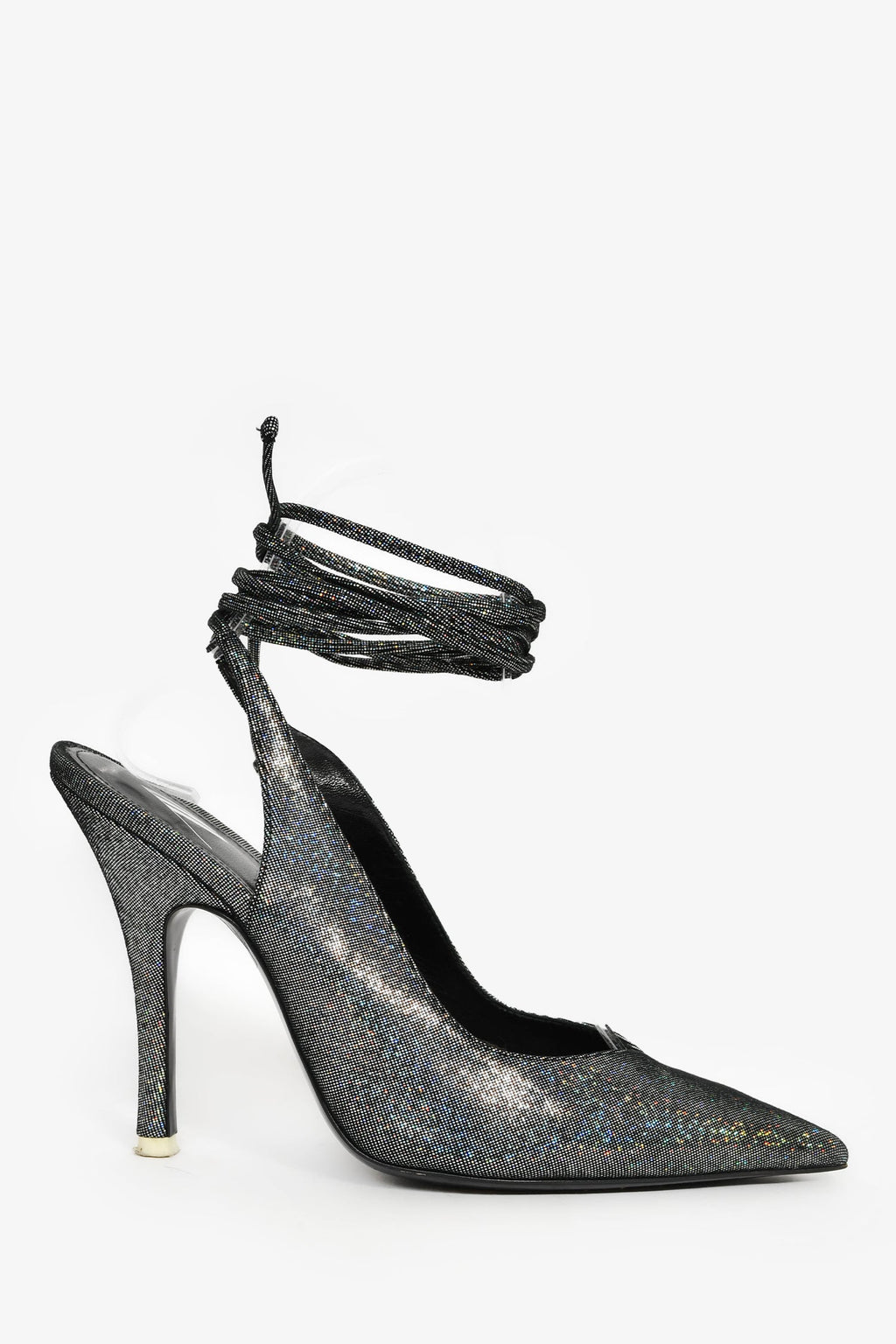 The Attico Multicolour Metallic Venus Heels Size 38