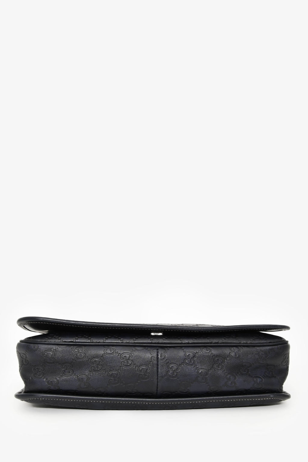 Gucci Black Leather Supreme Messenger Bag