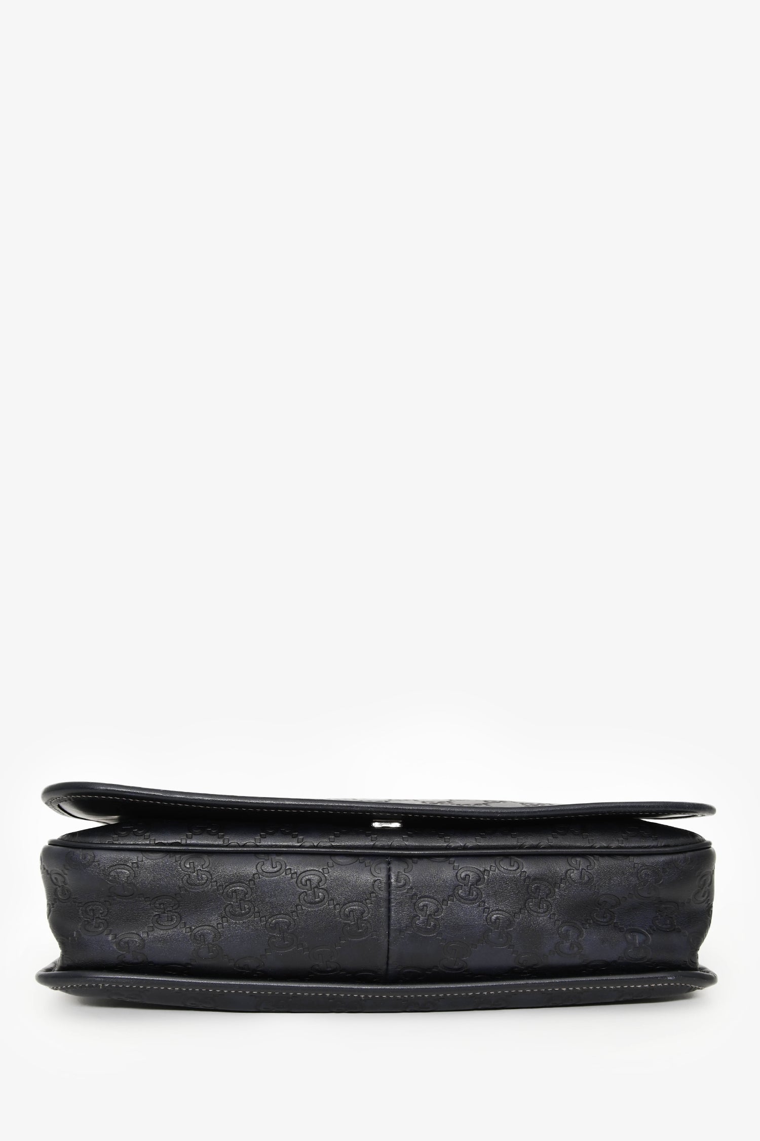 Gucci Black Leather Supreme Messenger Bag