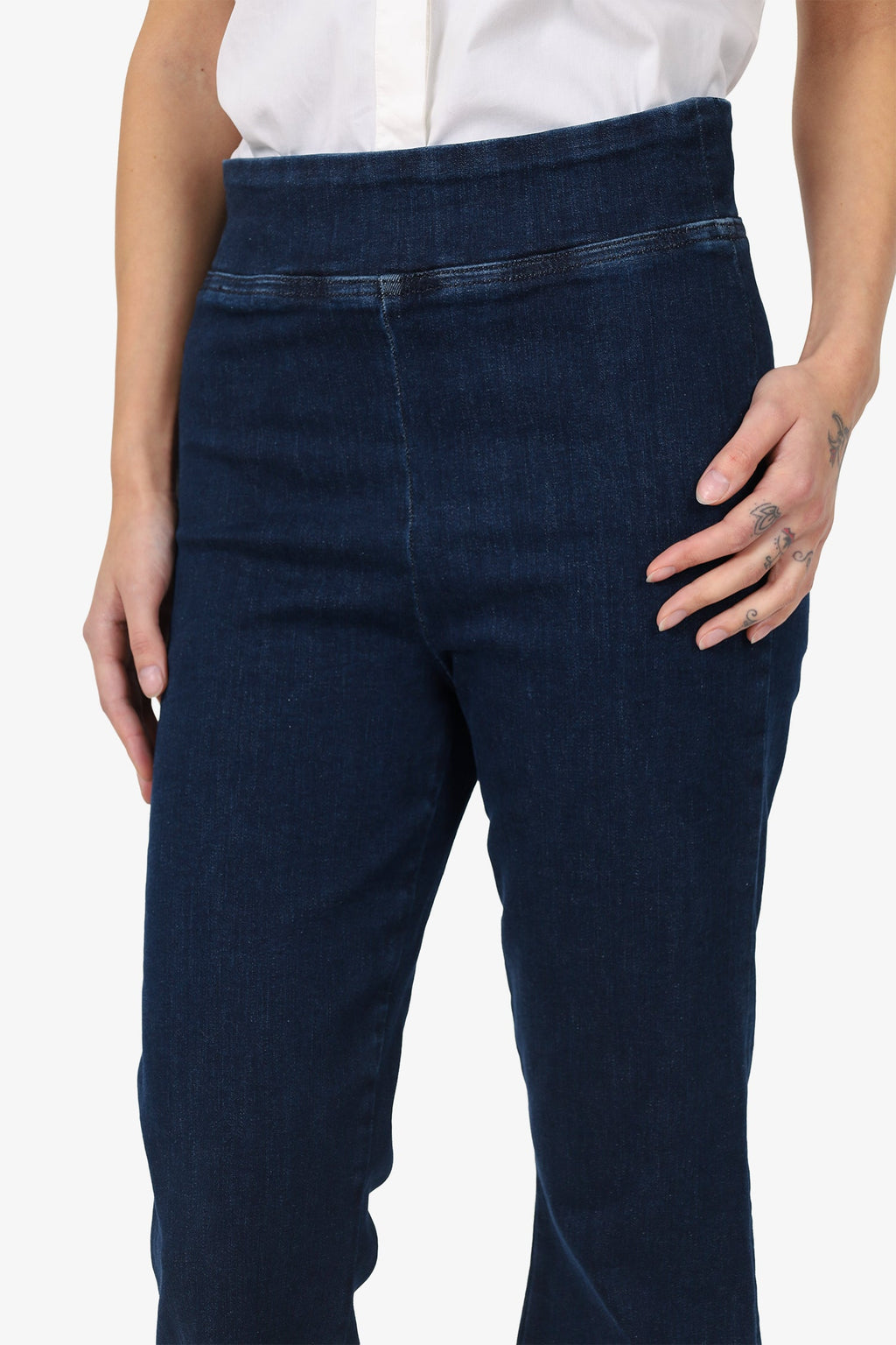Frame Dark Blue Denim Boot Cut Jeans Size 2