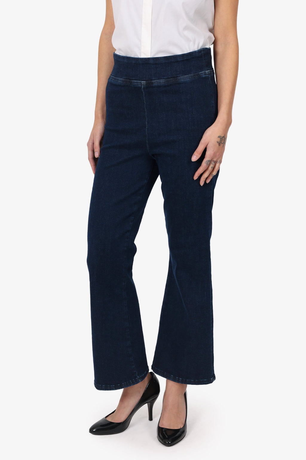 Frame Dark Blue Denim Boot Cut Jeans Size 2