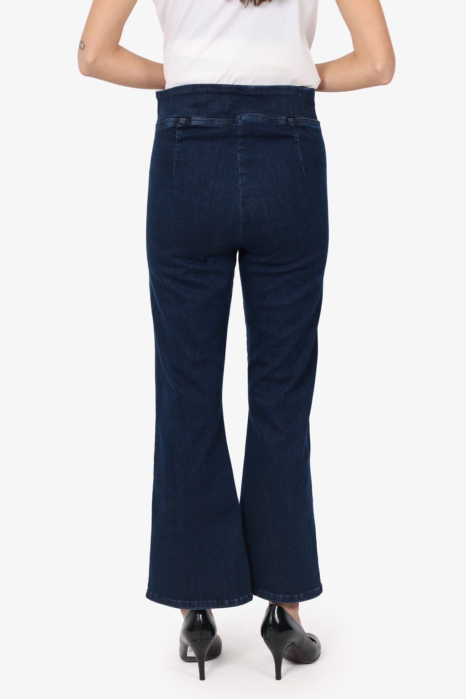 Frame Dark Blue Denim Boot Cut Jeans Size 2