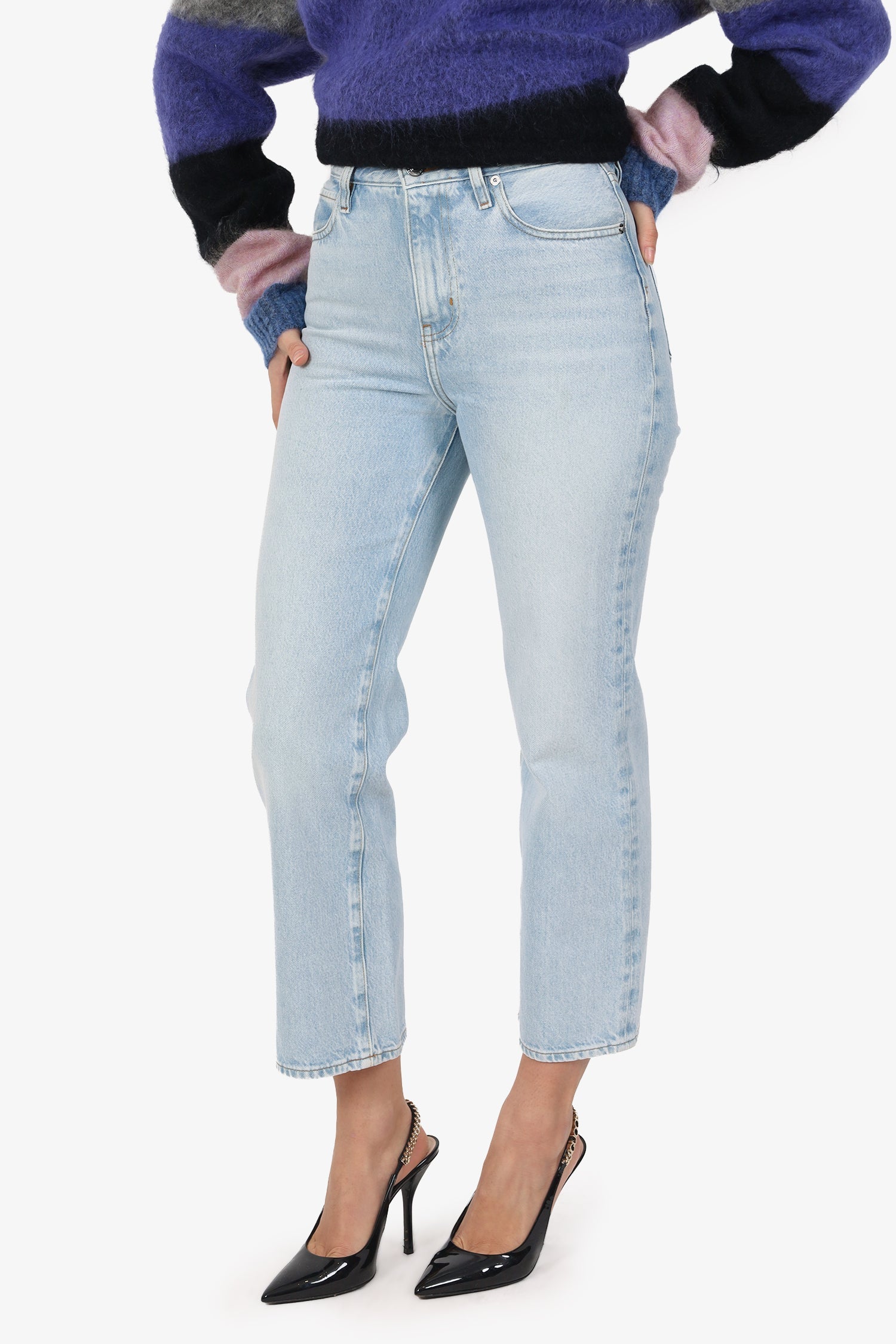 Frame Blue 'Le Jane Crop' Jeans Size 25