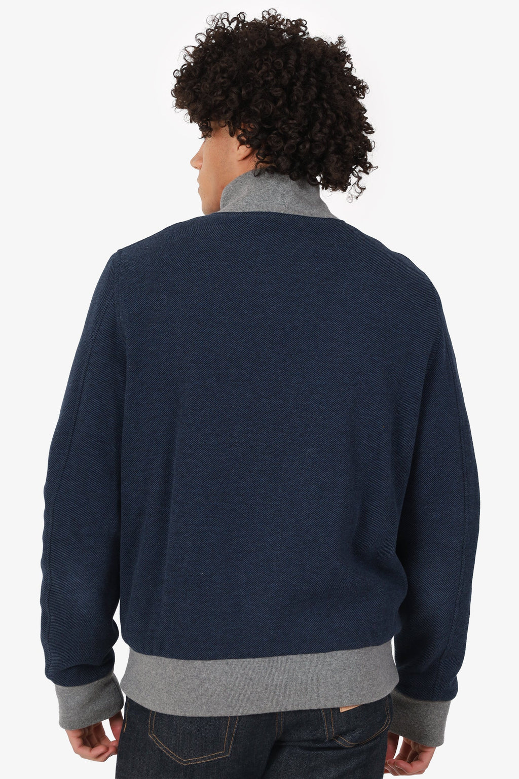 Capobianco Navy Cotton Reversible Jacket Size 56 Mens