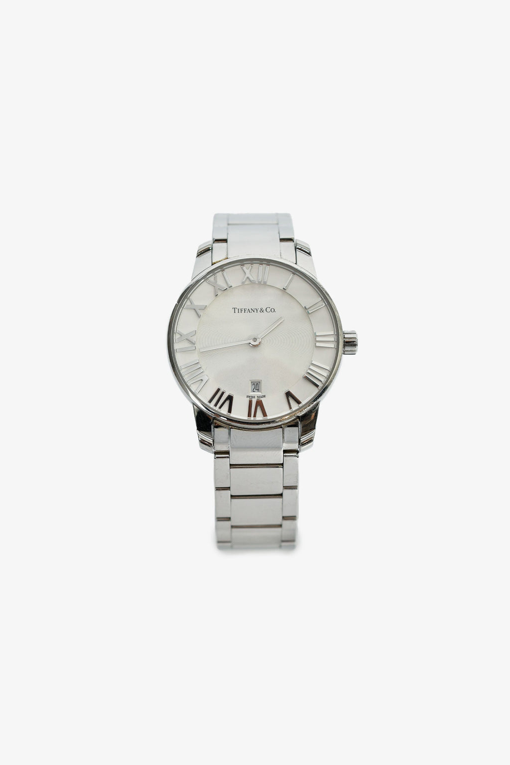Tiffany & Co. Stainless Steel 'Atlas' Watch 29mm