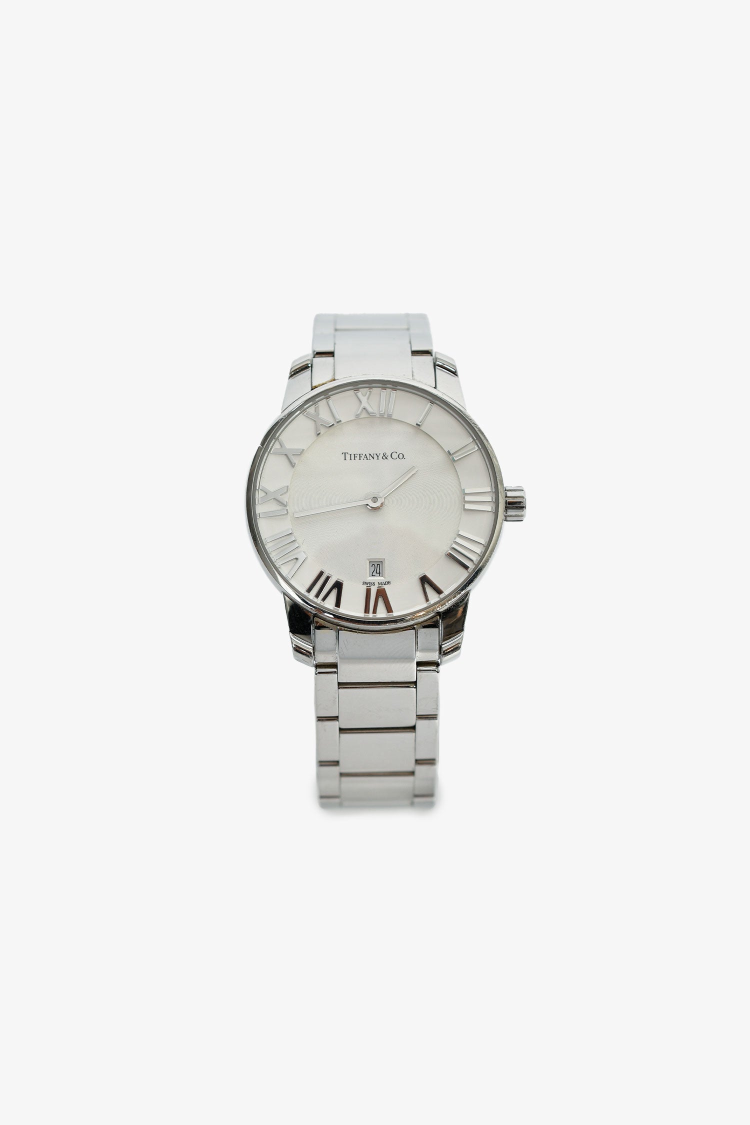 Tiffany & Co. Stainless Steel 'Atlas' Watch 29mm