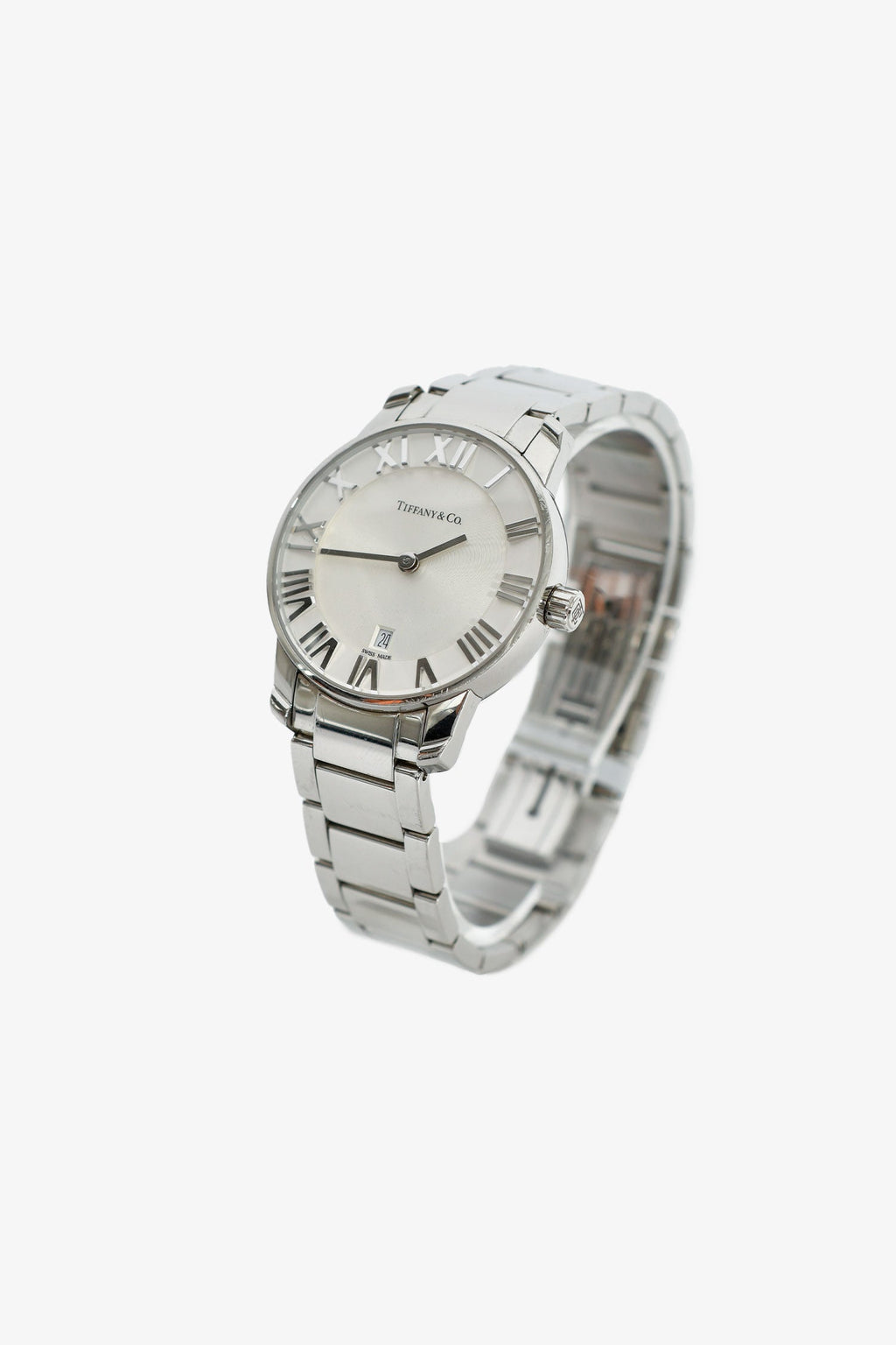 Tiffany & Co. Stainless Steel 'Atlas' Watch 29mm