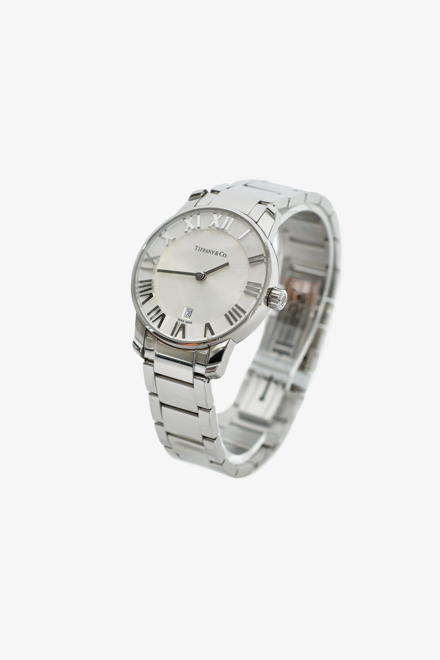 Tiffany & Co. Stainless Steel 'Atlas' Watch 29mm