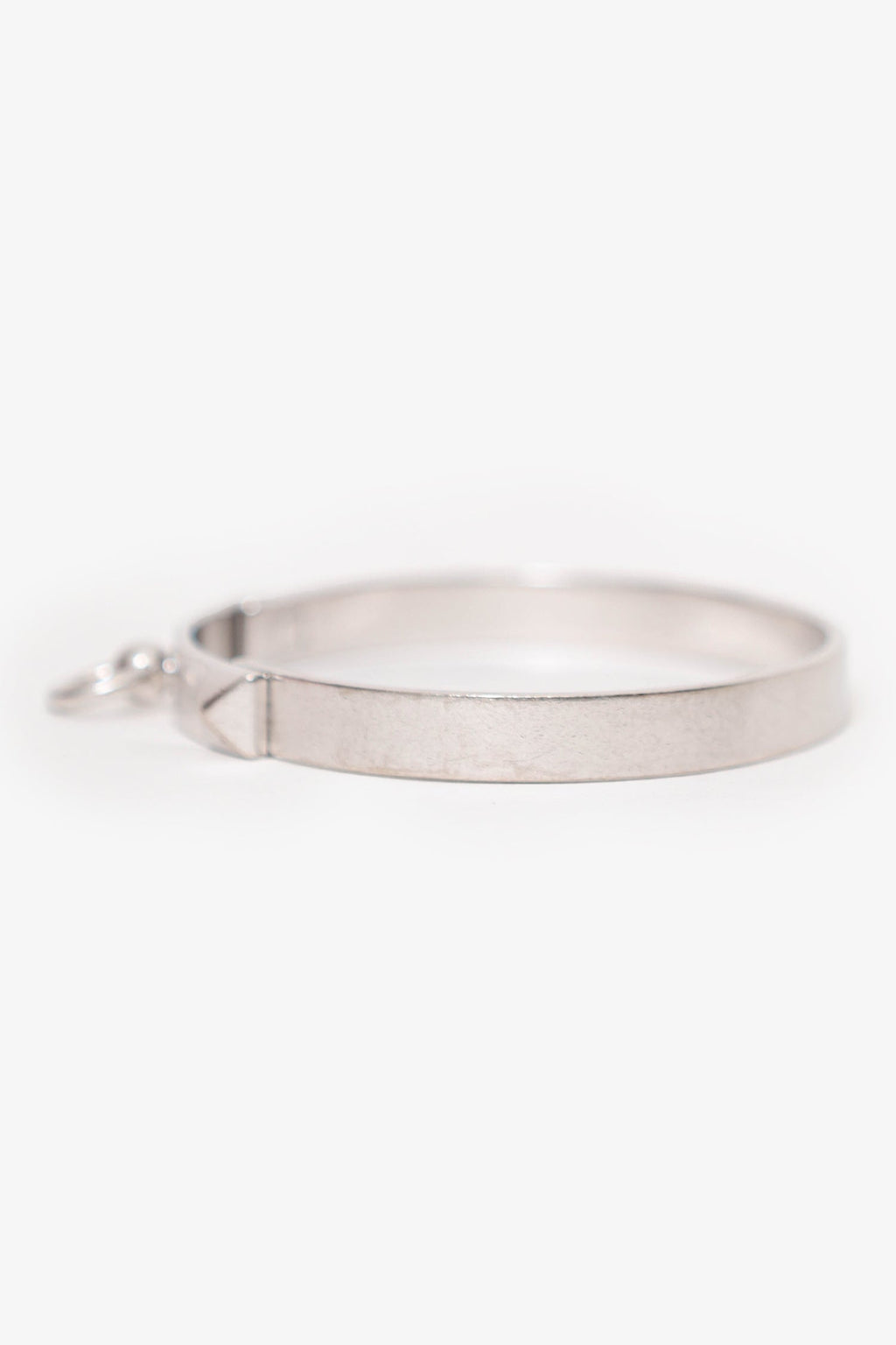 Hermès 18K White Gold Collier de Chien Bracelet