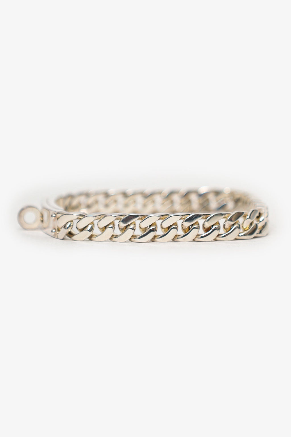 Hermès Sterling Silver Kelly Gourmette Bracelet Size XS