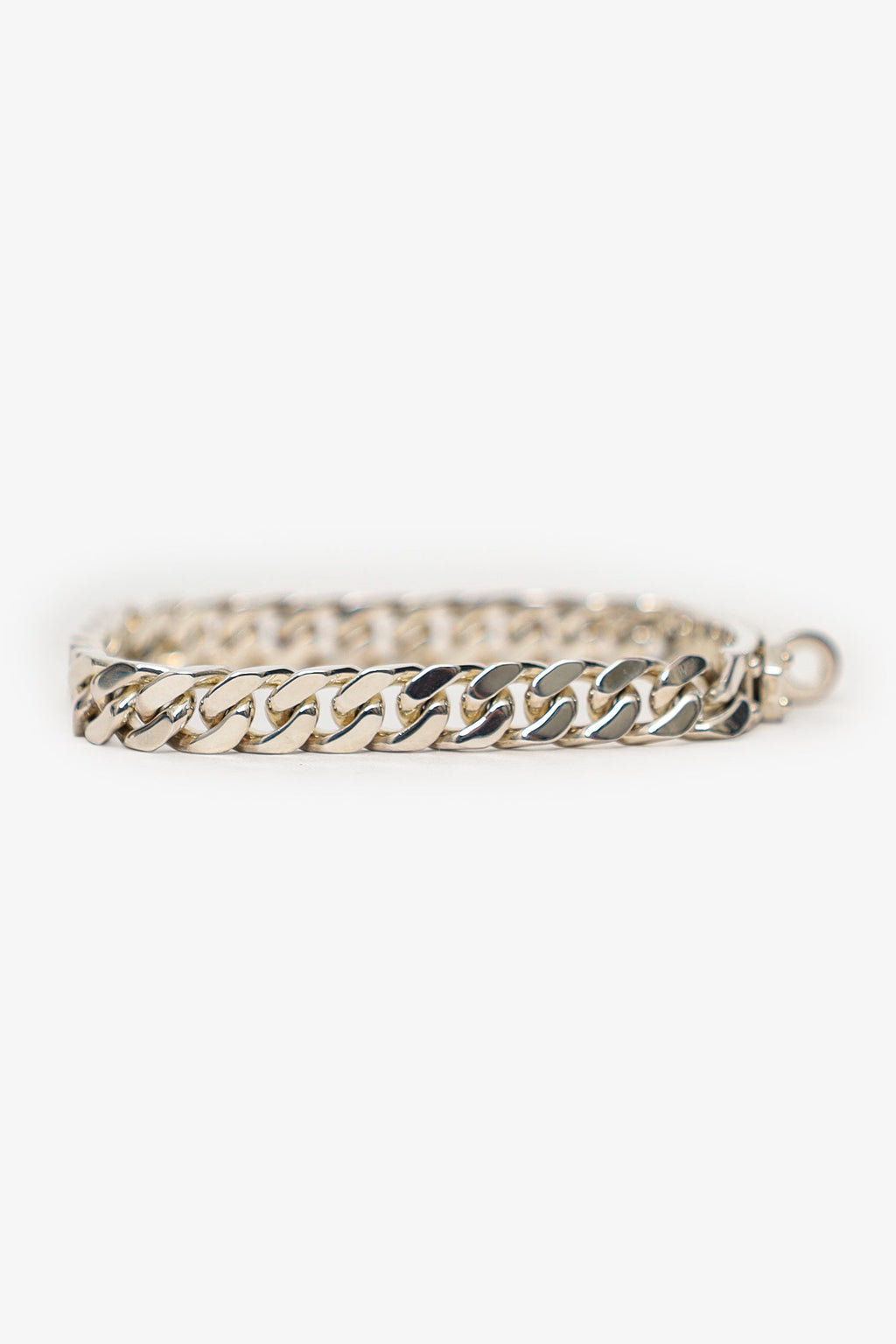 Hermès Sterling Silver Kelly Gourmette Bracelet Size XS