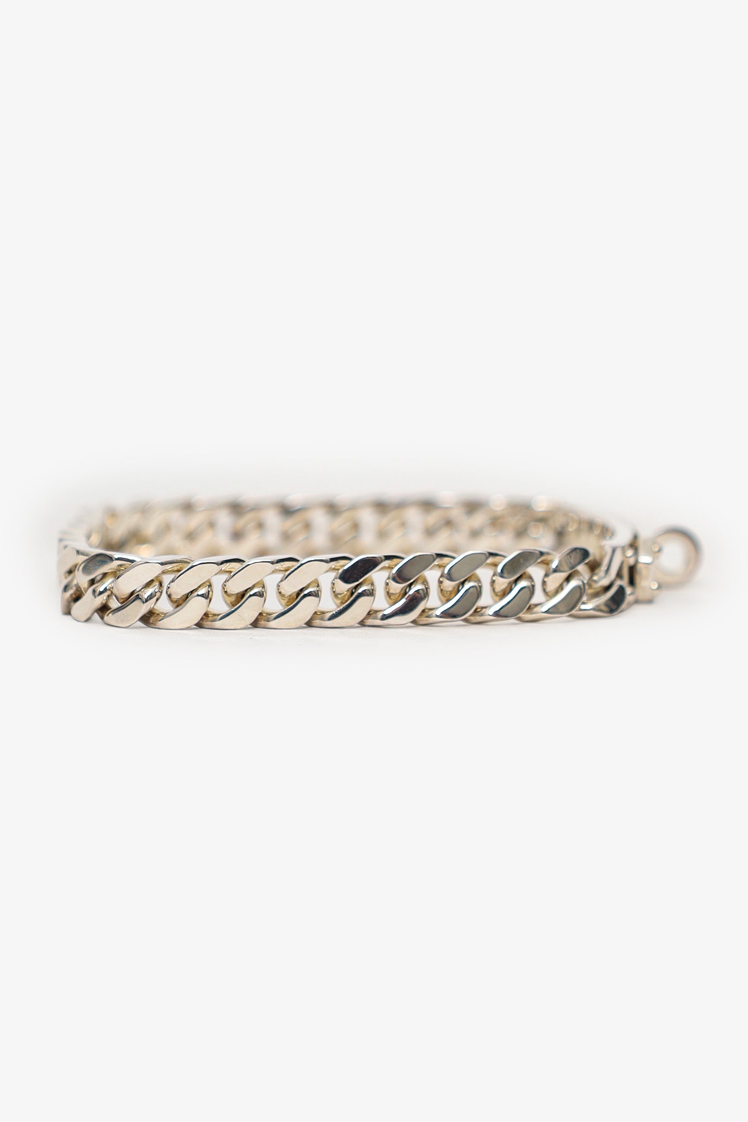 Hermès Sterling Silver Kelly Gourmette Bracelet Size XS