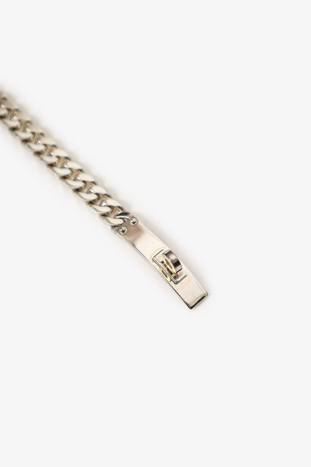 Hermès Sterling Silver Kelly Gourmette Bracelet Size XS