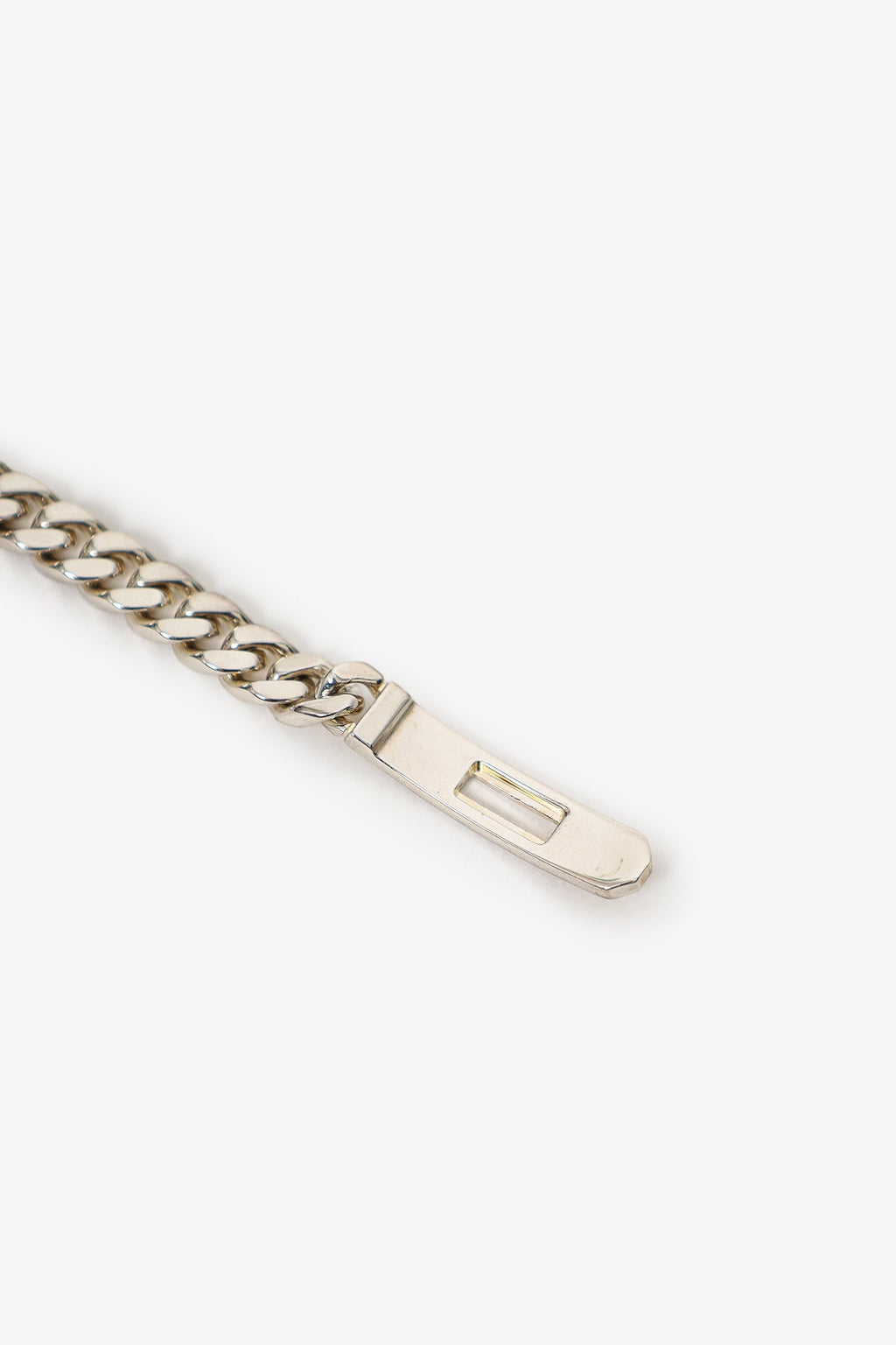 Hermès Sterling Silver Kelly Gourmette Bracelet Size XS