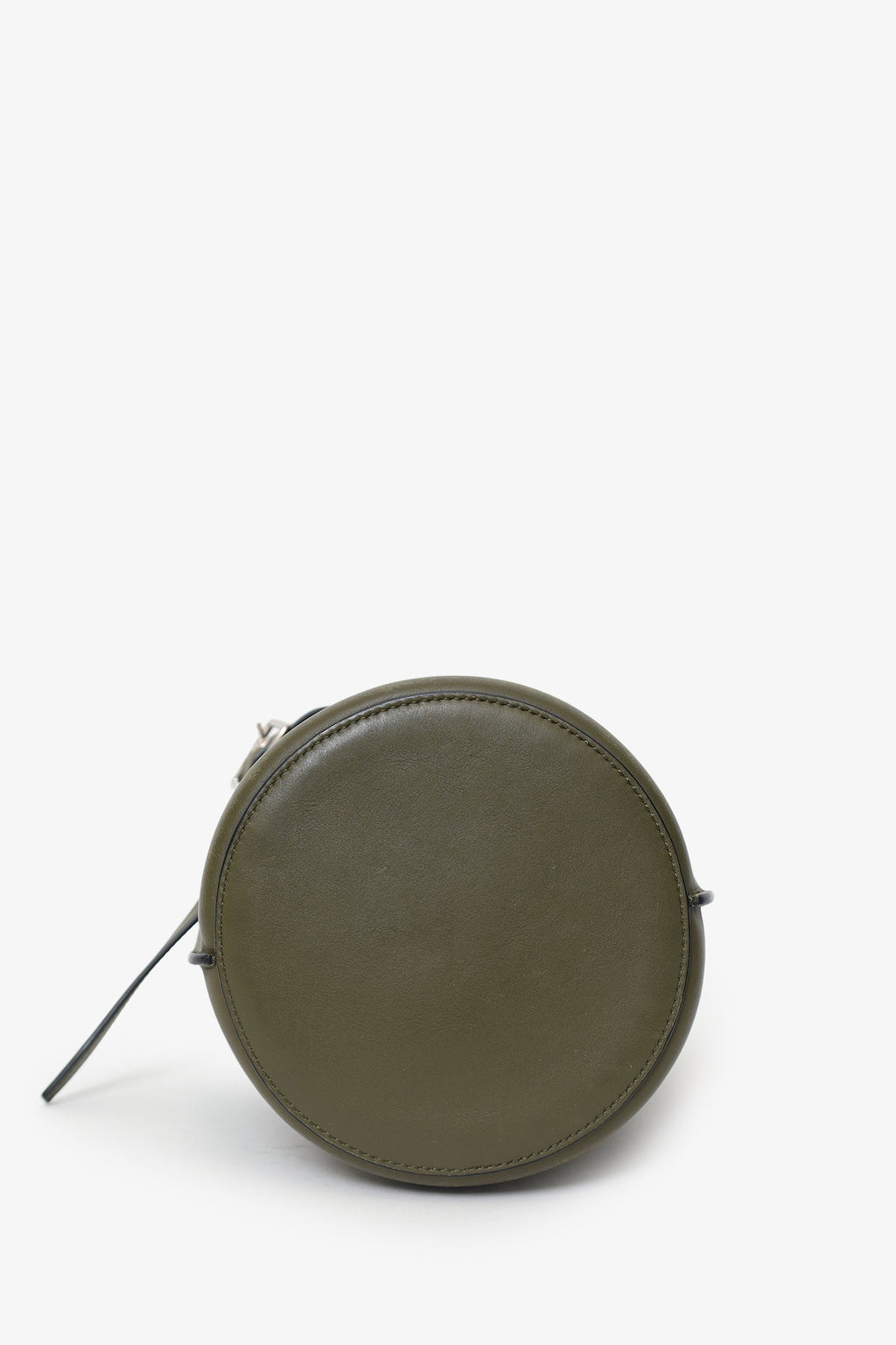 Celine Green Leather Nano Big Bucket Bag With Strap